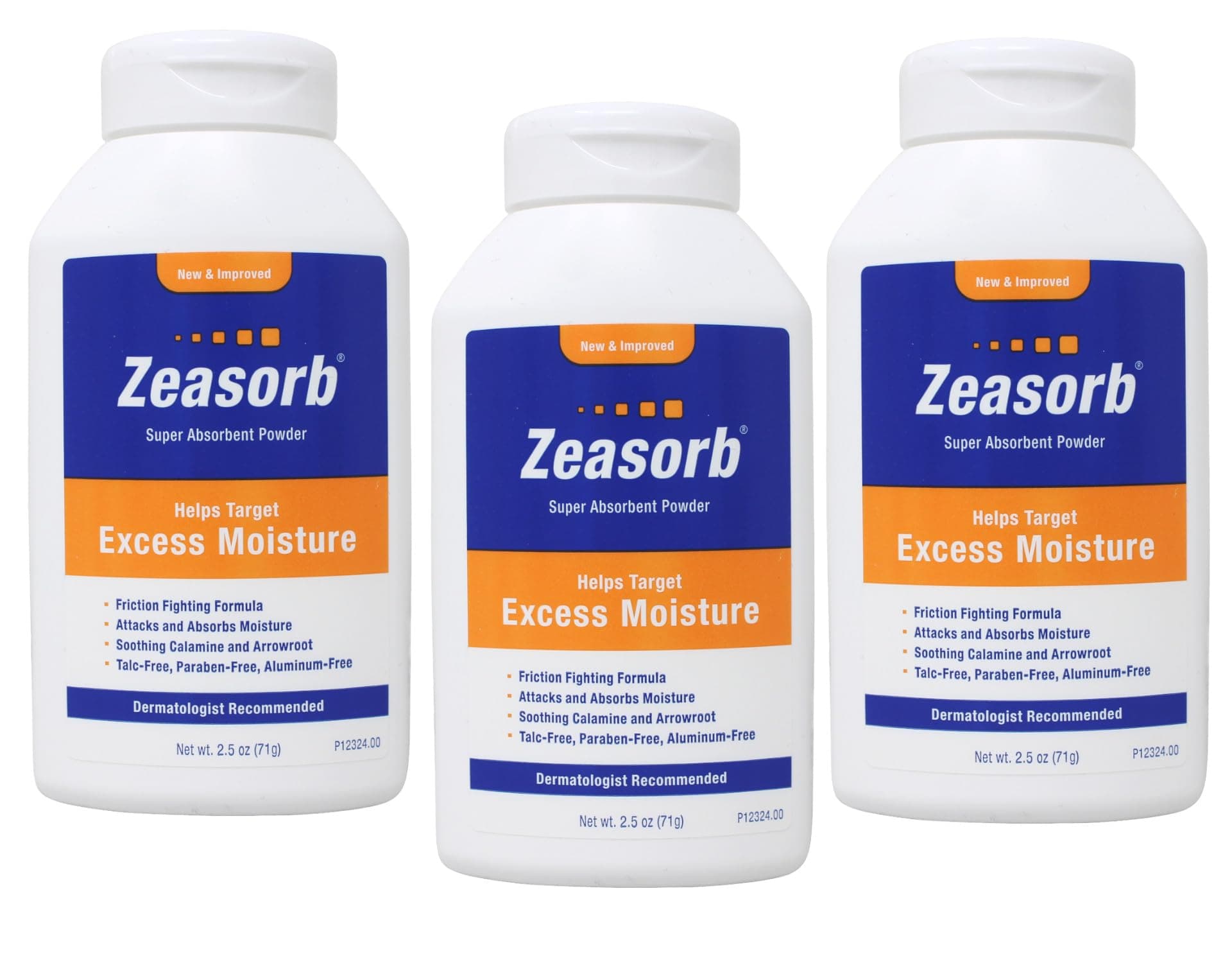 ZEASORB Powder 2.5 OZ (3 Pack)