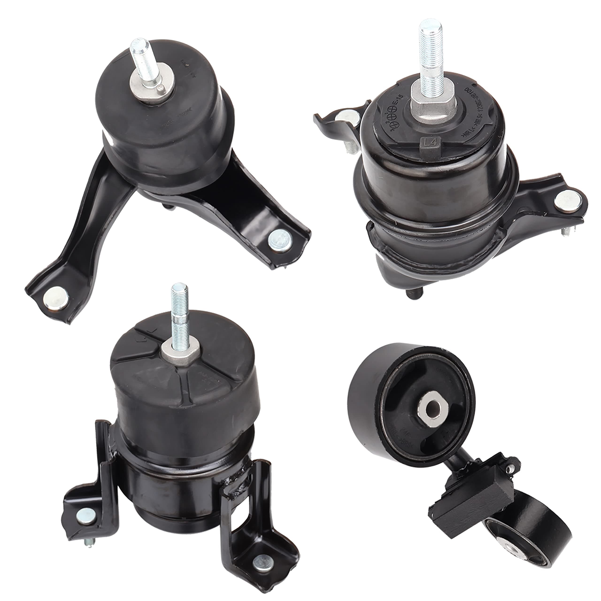 Engine Motor Mount Compatible with 2004-2008 Solara 2.4L 2002-2006 Camry 2.4L Auto Transmission, Replace OE A4203 A4204 A4207 A4211, Set of 4