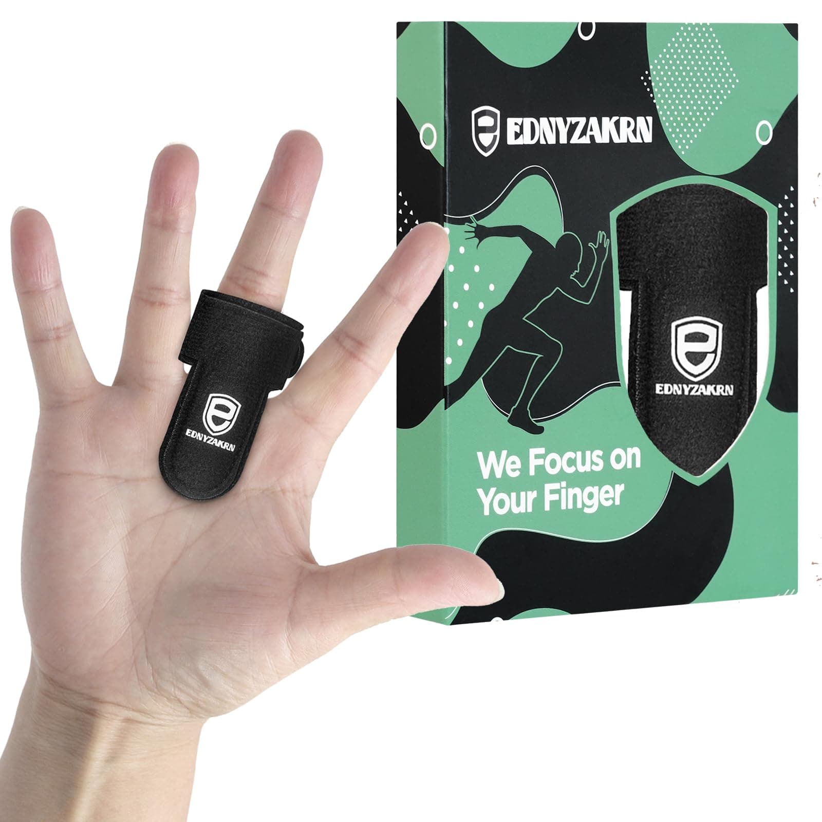 Trigger Finger Splint, Finger splints for Thumb, Index, Middle, Ring and Pinky, Finger Support Brace for Tendonitis, Stiffness, Curved, Bent, Locked - Fit for Left Or Right Hand