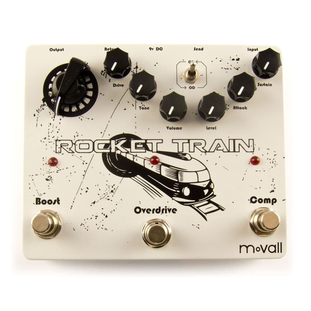 Movall Rocket Train Triple Threat OD/Compressor/Boost Combo FX Loop