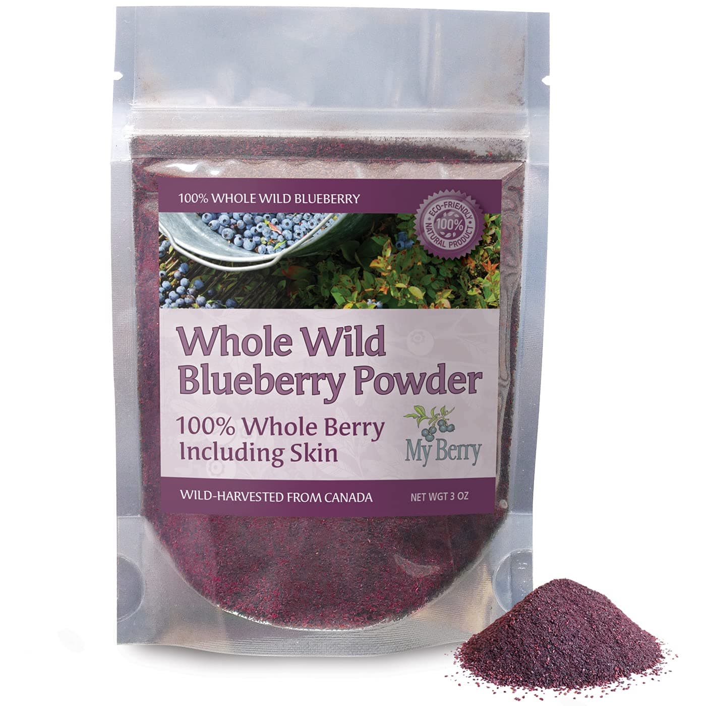 Wild Blueberry Powder (3oz)