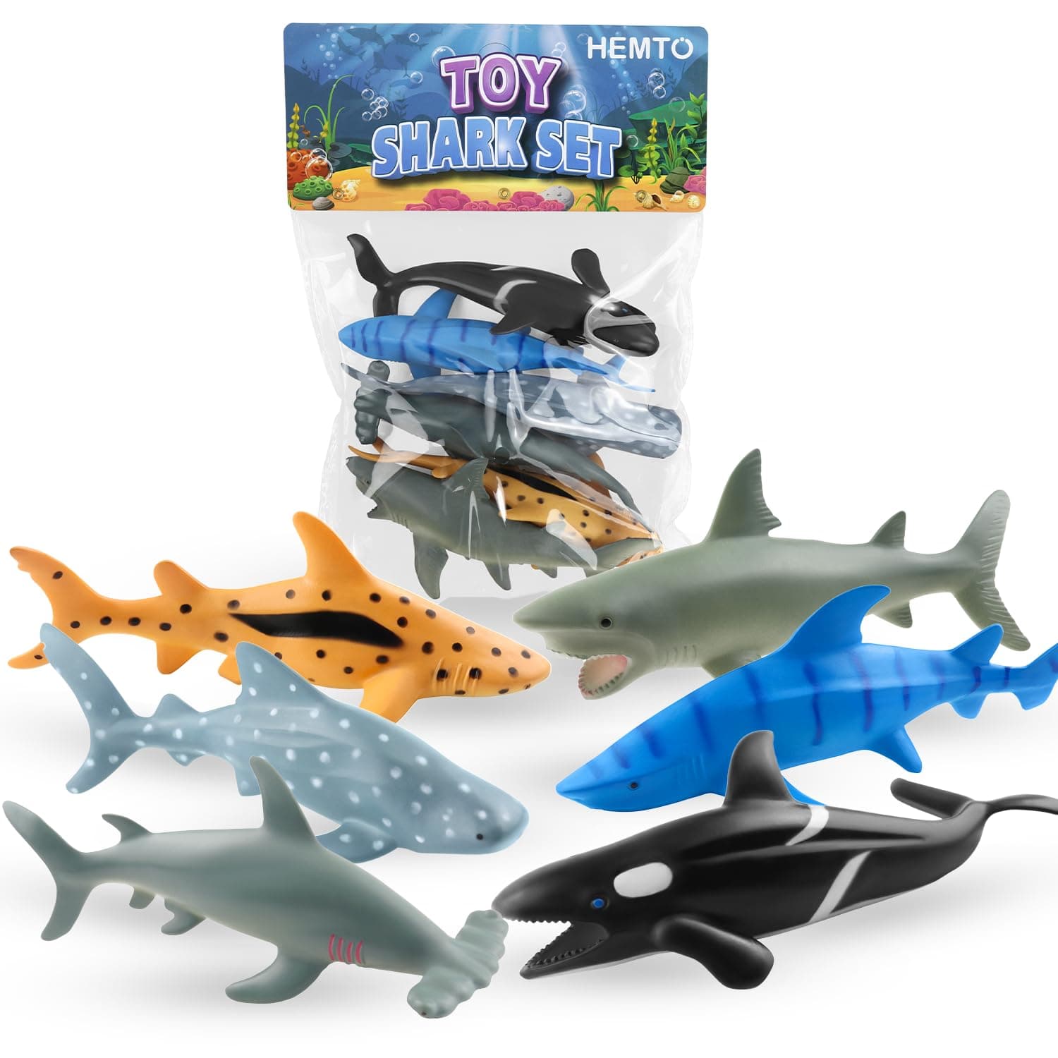 Toy Shark Set