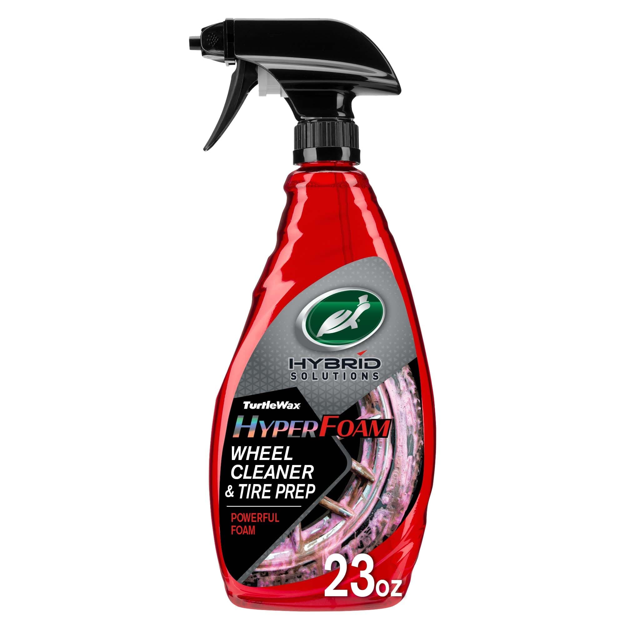 Turtle Wax 53734 Hybrid Solutions Hyper Foam Wheel and Tire Cleaner, Spray on...