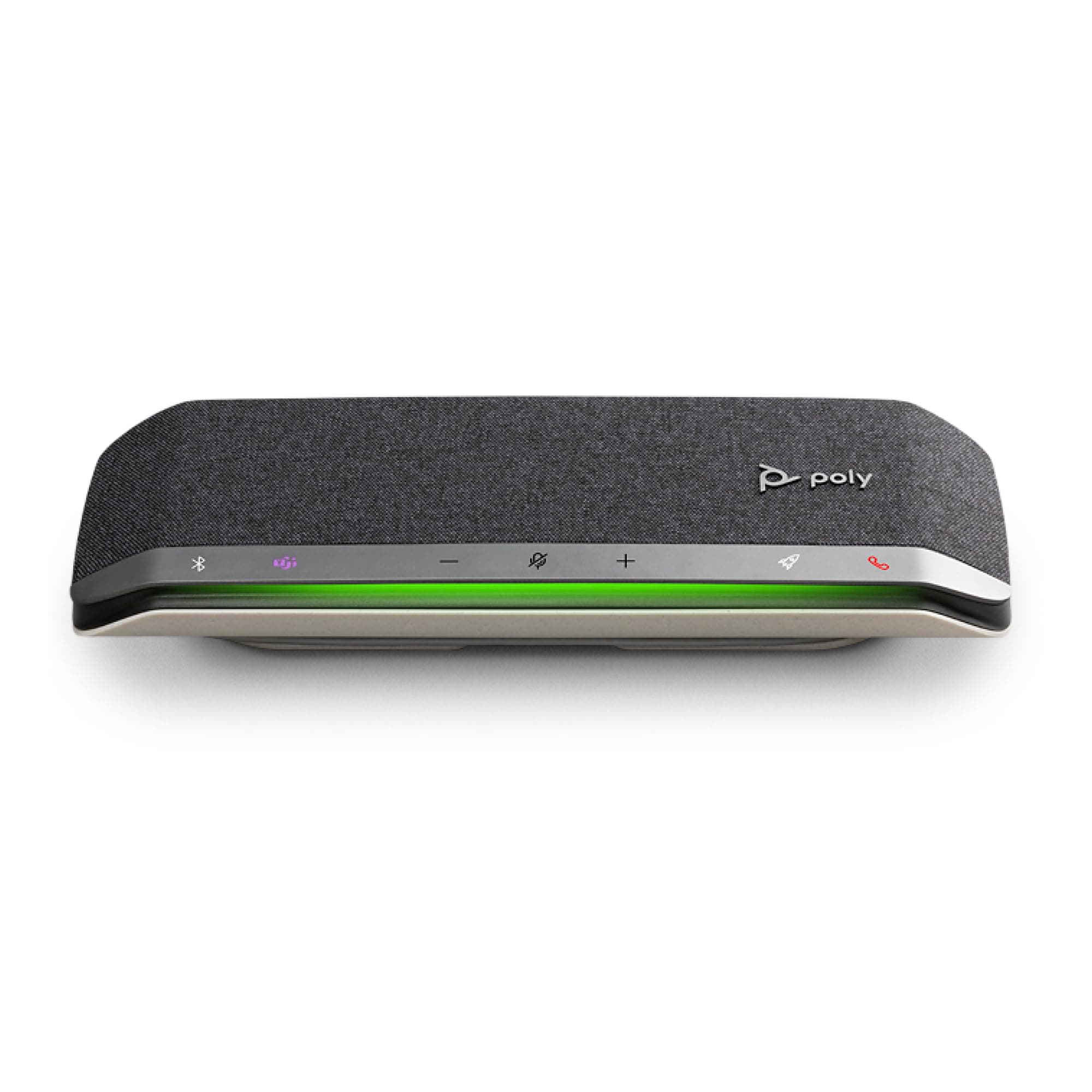 Poly Sync 40 Speakerphone, USB A/C, Bluetooth, MicrosoftTeams Certified Model, Portable PC, Mac, Smartphone, 30 Hours of Continuous Usage, Noise Reduction, Echo Reduction, Works with Teams Zoom