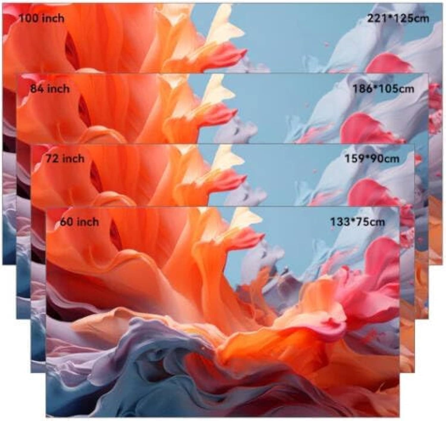 ALR Projector Screen Pro 100"