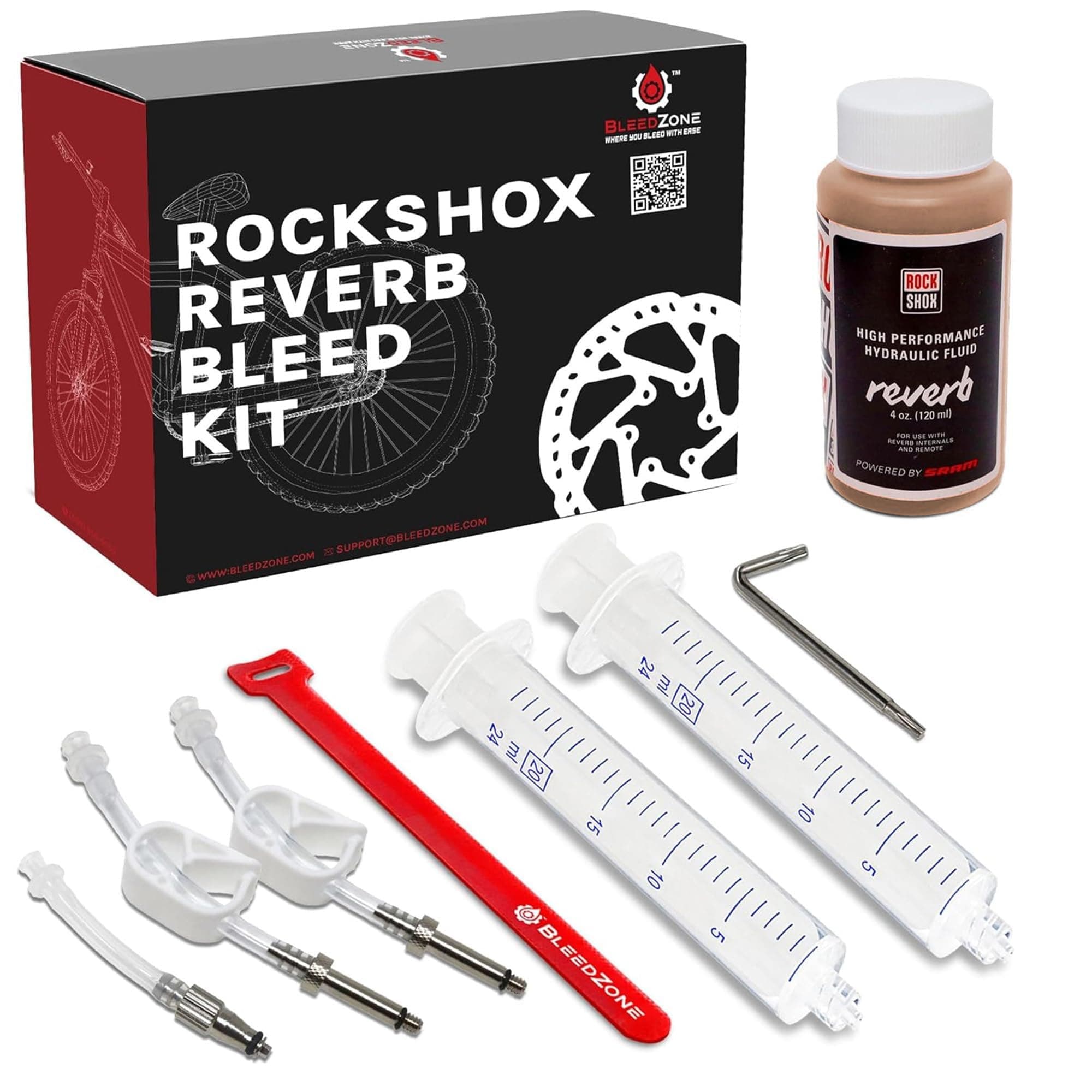 BleedZone Brake Bleed Kit - Compatible with RockShox