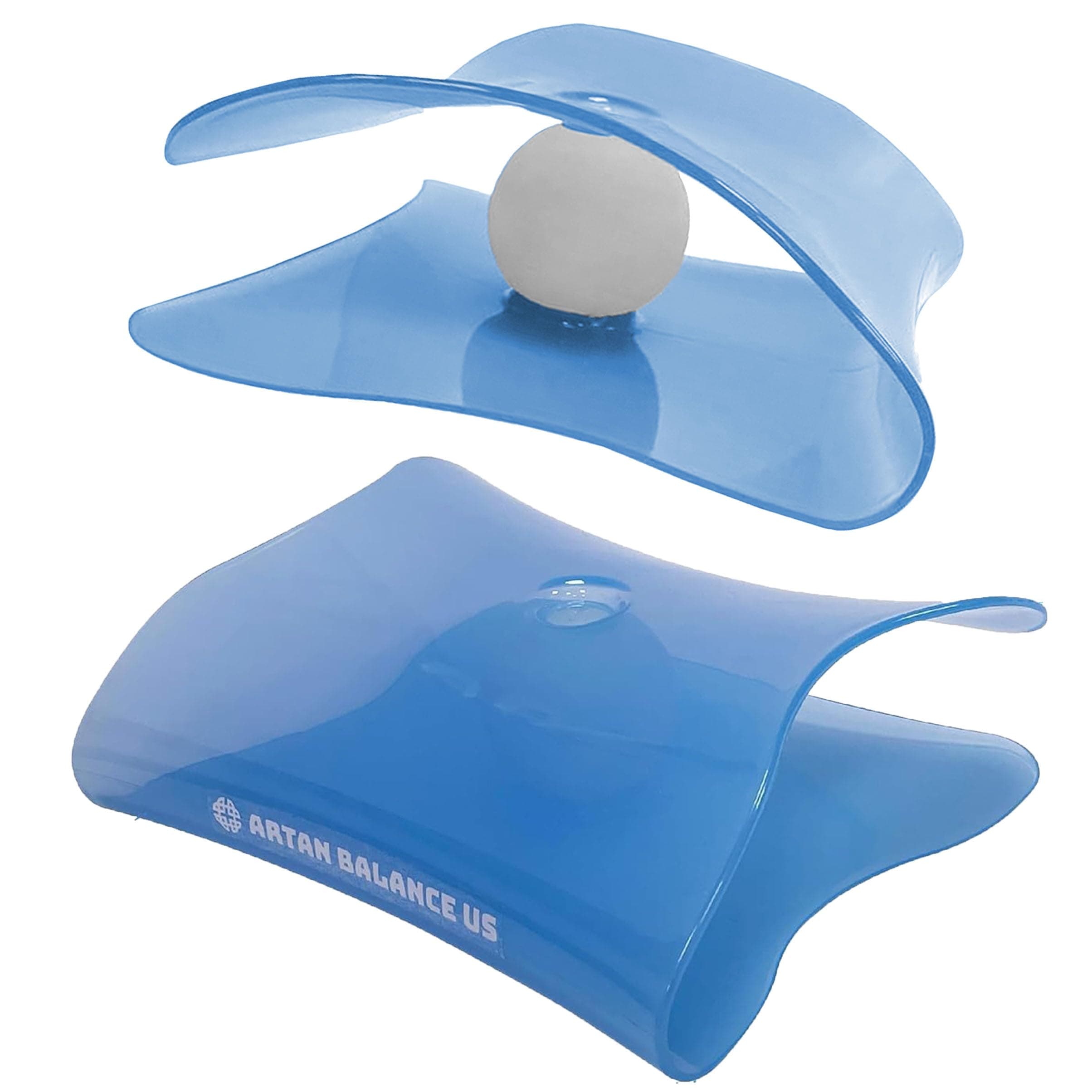 Back Stretcher with Massage Ball - Ideal Solution for Lower Back Pain Relief, herniated Disc, Sciatica, Spine Decompression - Lumbar Stretcher, Back Popper – Compact, Lightweight and Portable