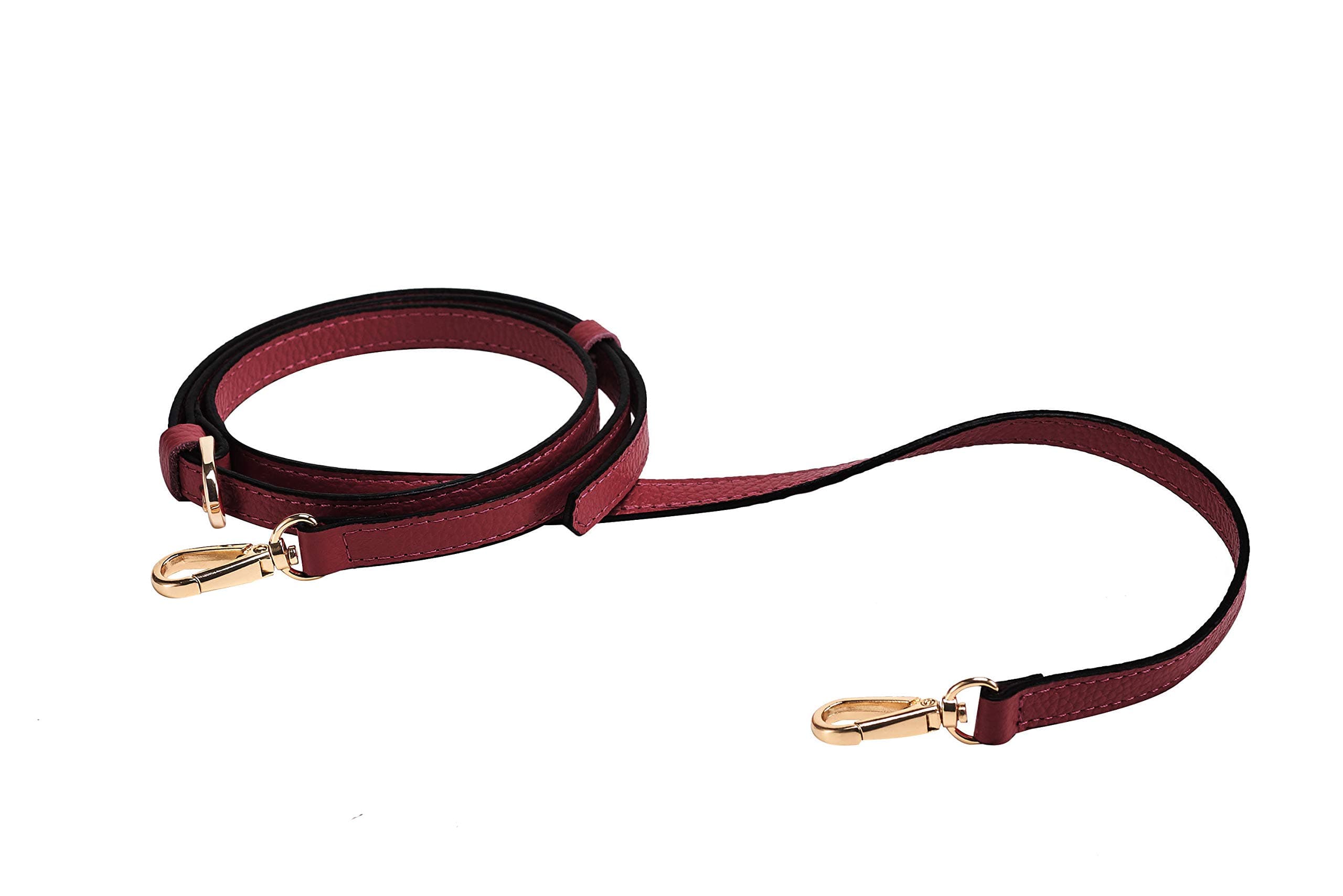 LIVE UP Top Layer Cowhide Genuine Leather Adjustable Replacement Strap for Cross Body Bag Purse, 43-51 Inches