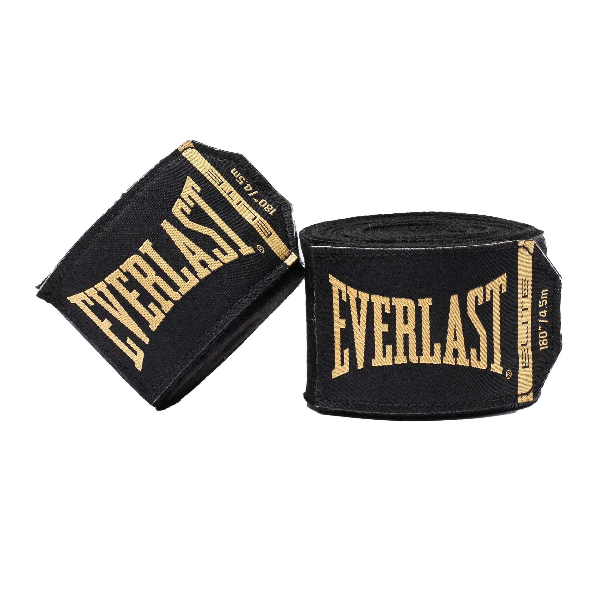 - Elite 180” Hand Wraps - Breathable Nylon-Polyester, Hook & Loop Closure, Wrist & Knuckle Protection, Wear Under Boxing or Training Gloves - Great for Combat Sports