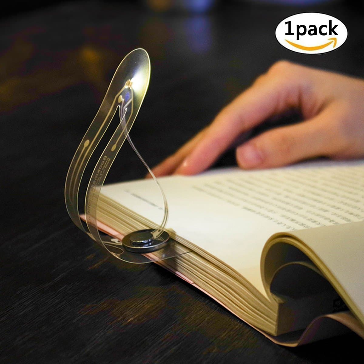 Distinctive Bookmark,Ultra-Thin Bookmarks, Lamp Function, Book Light, Switch Between Bookmark and Lamp