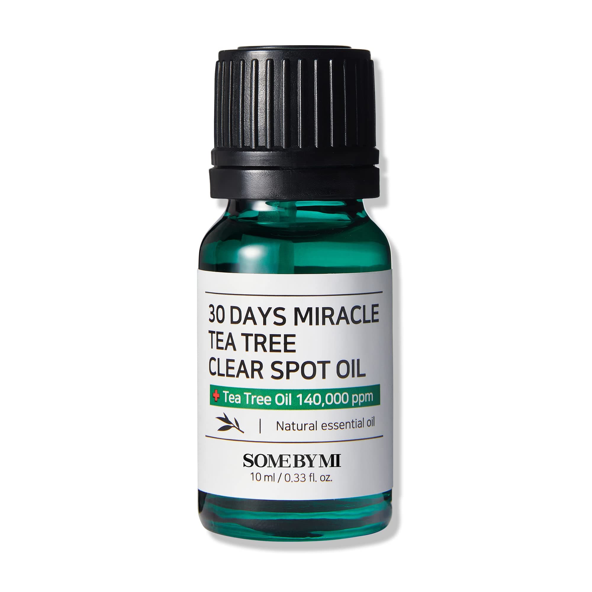 SOME BY MI 30 Days Miracle Tea Tree Clear Spot Oil - 0.33Oz, 10ml - Made from Tea tree Leaf Water for Sensitive Skin - Calming, Rapid Skin Trouble and Sebum Control - Facial Skin Care
