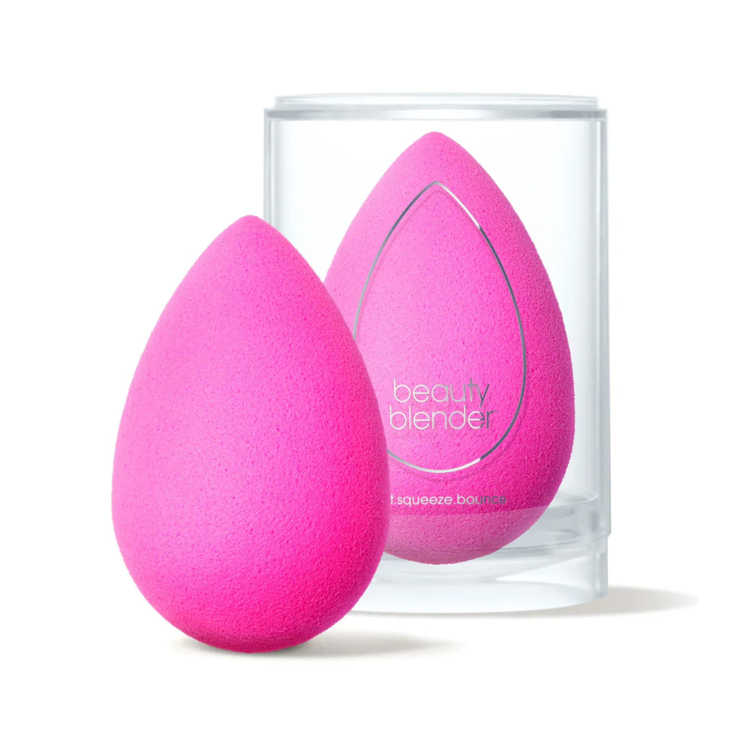 Original Pink Beauty Blender Makeup Sponge, Super-Soft Foam Easily Blends Foundations, Powders & Creams, Made in USA, Reusable, Washable, Streak Free Application, Vegan, Cruelty Free
