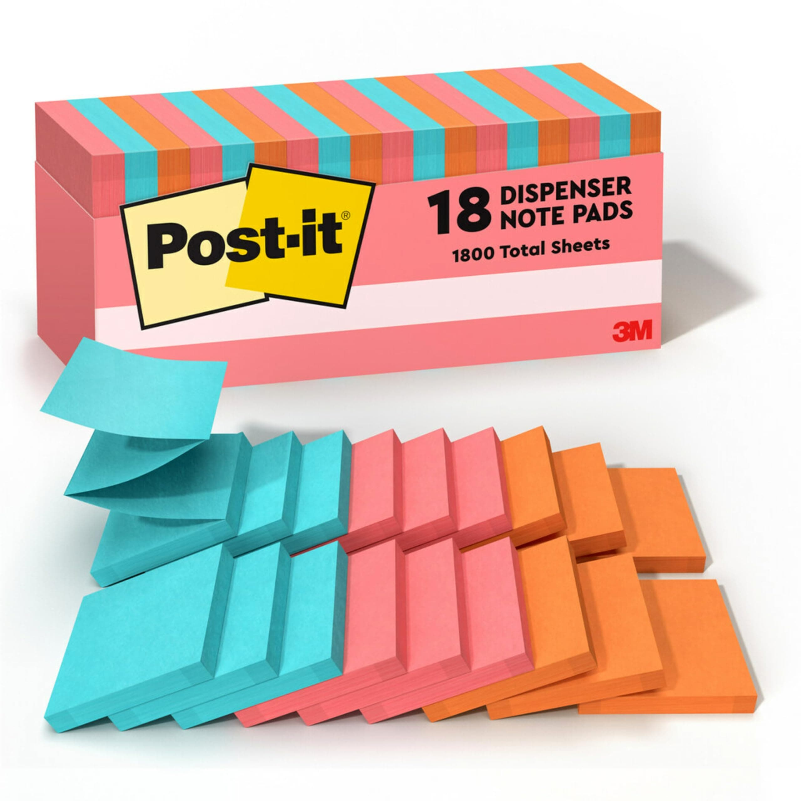 Post-it Pop-Up Notes, 18-Pads Cabinet Pack, 100 Sheets-Pad (R330-18CTCP)