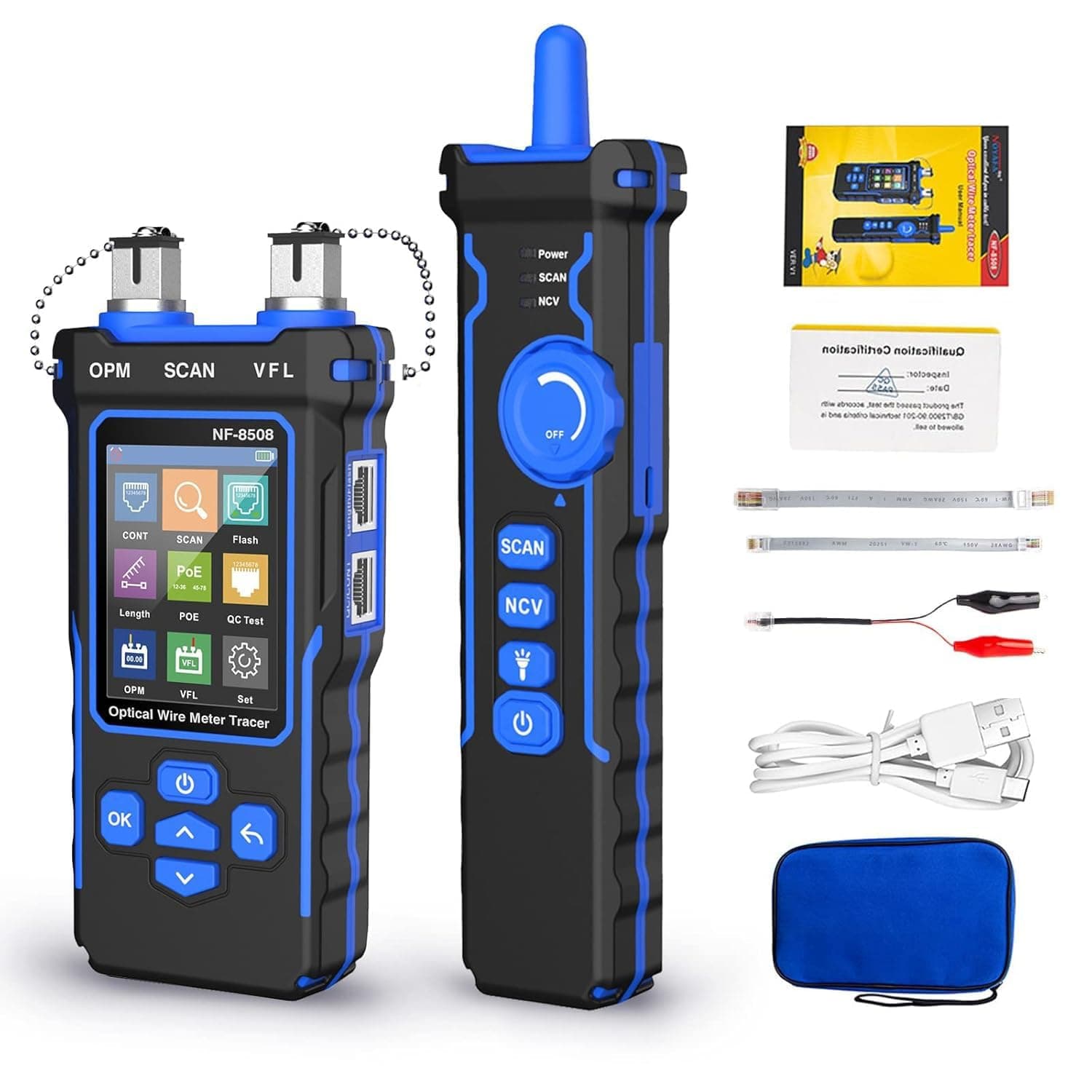 NF-8508 optical power meter network cable tester