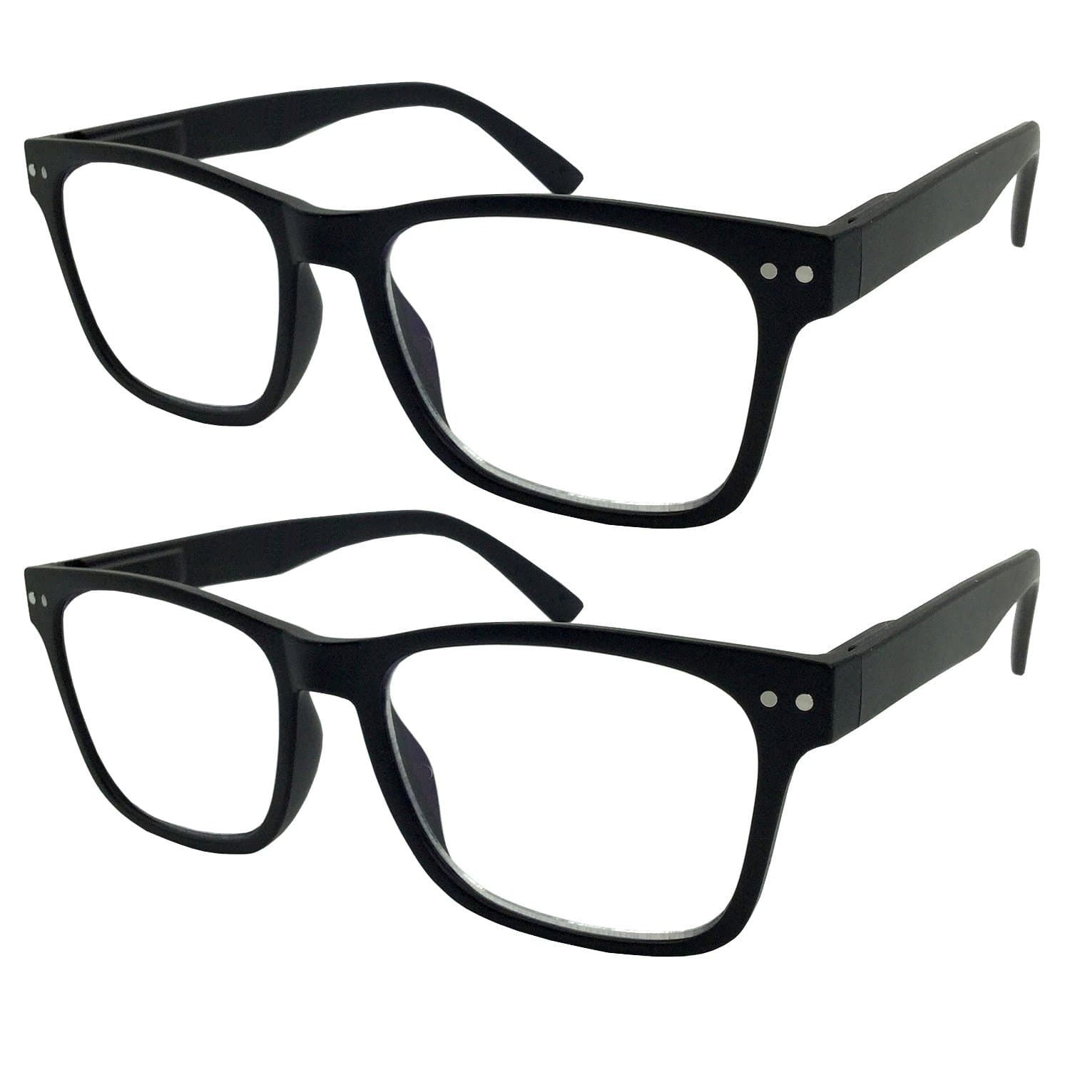 2 Pack Bulk Multi Focus 3 Power Progressive Reading Glasses - No Line