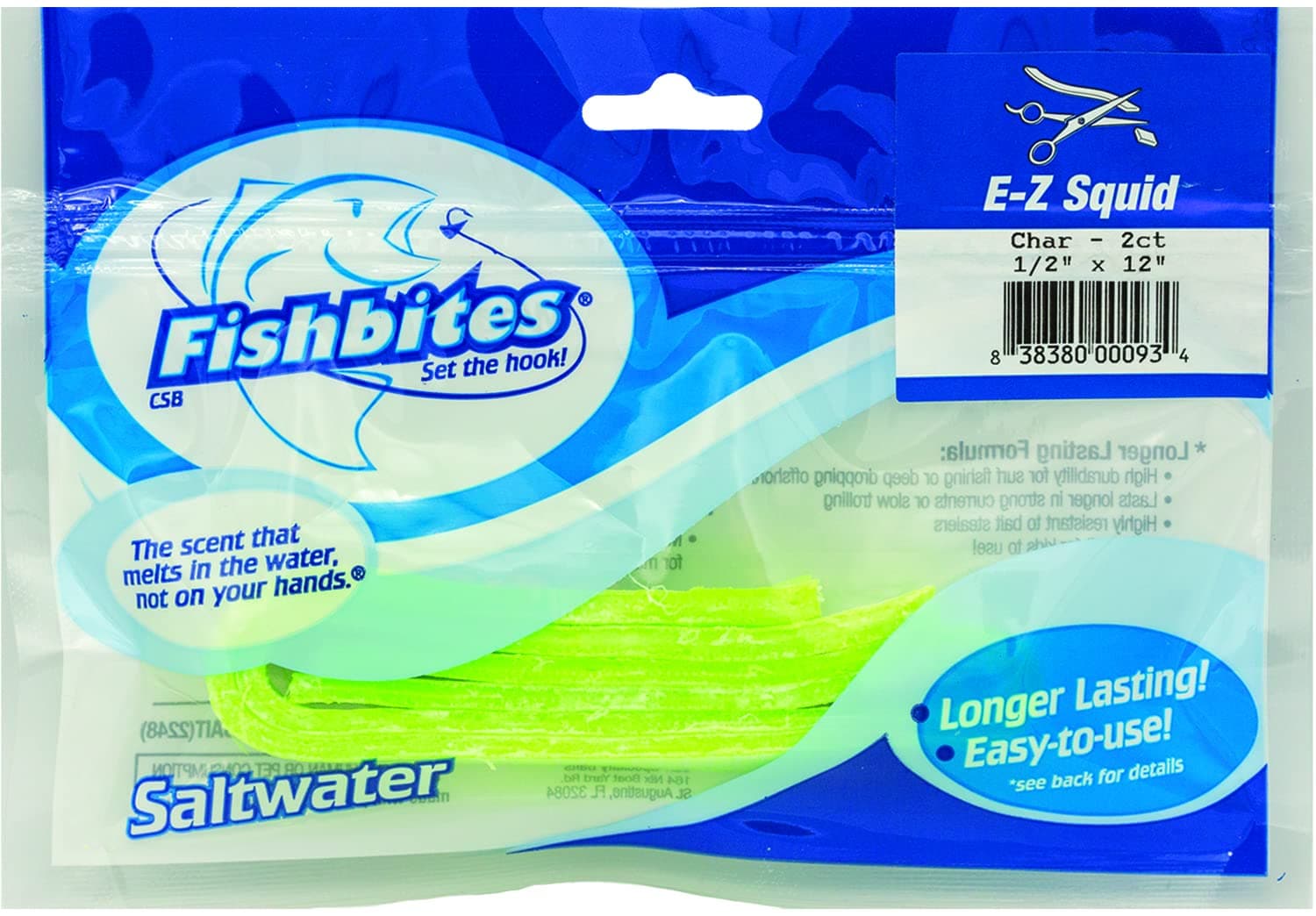 Fishbites® E-Z Squid - Longer Lasting