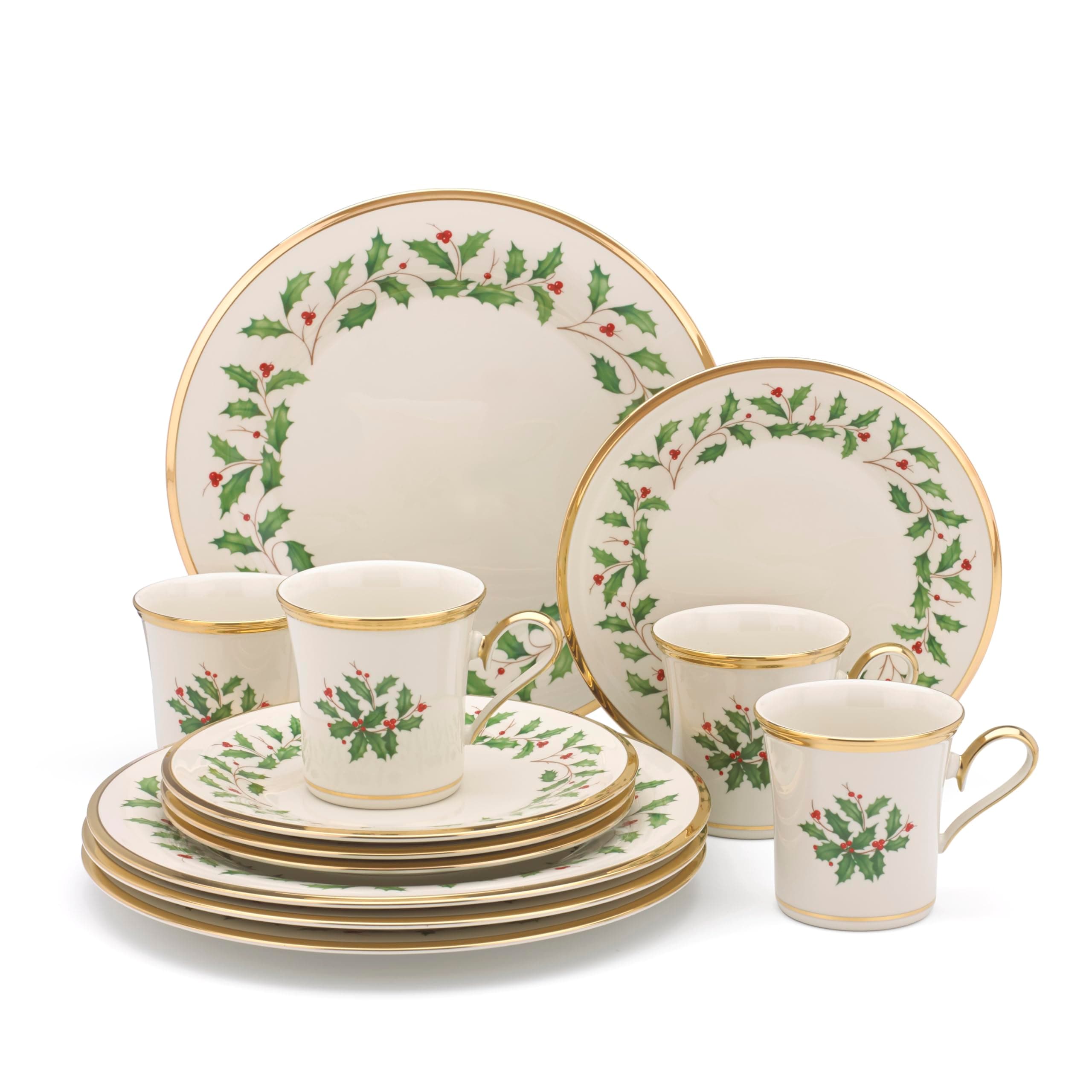 Holiday 12-Piece Dinnerware Set
