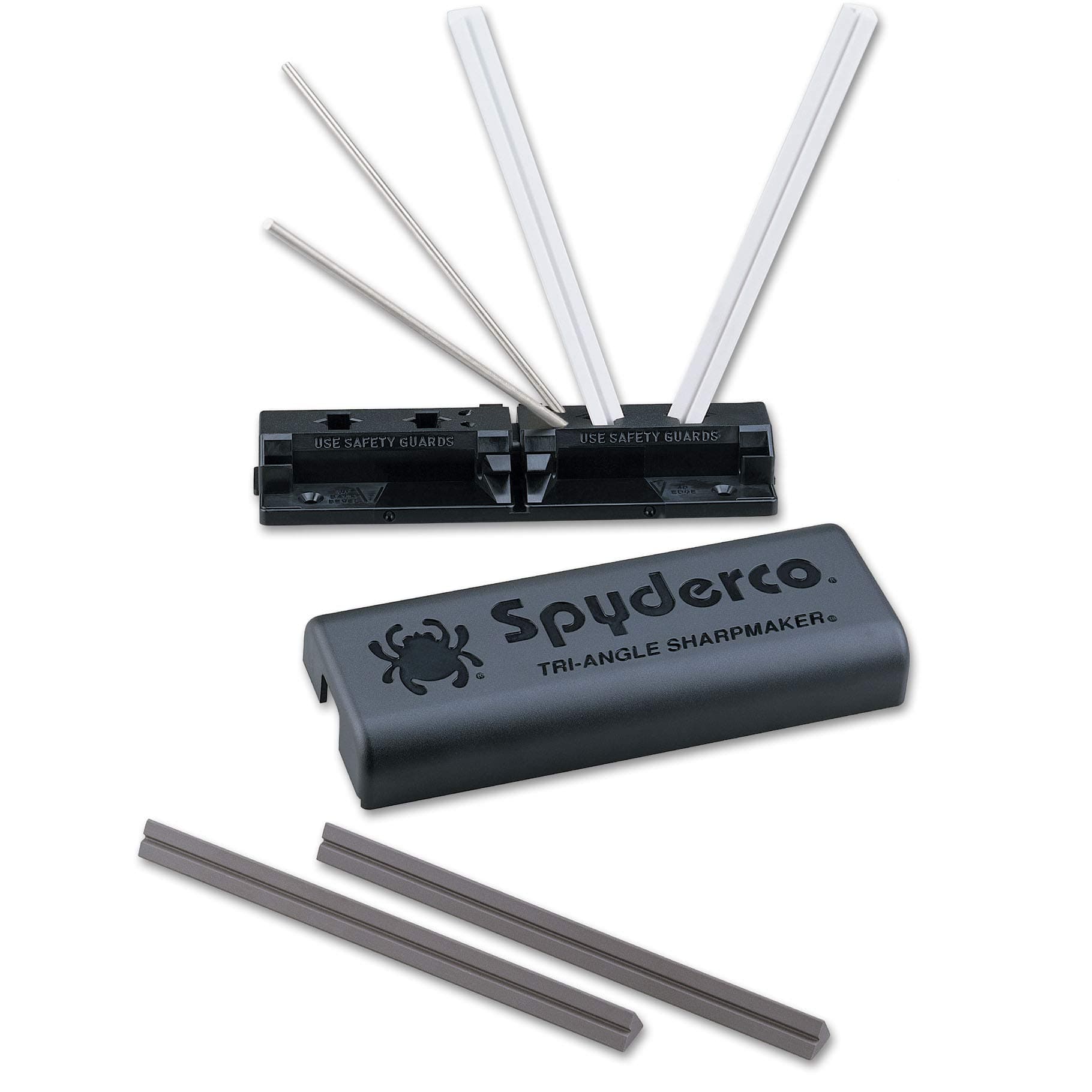 Tri-Angle Sharpening Kit, 2 Medium/2 Fine - M - 204MF, Black