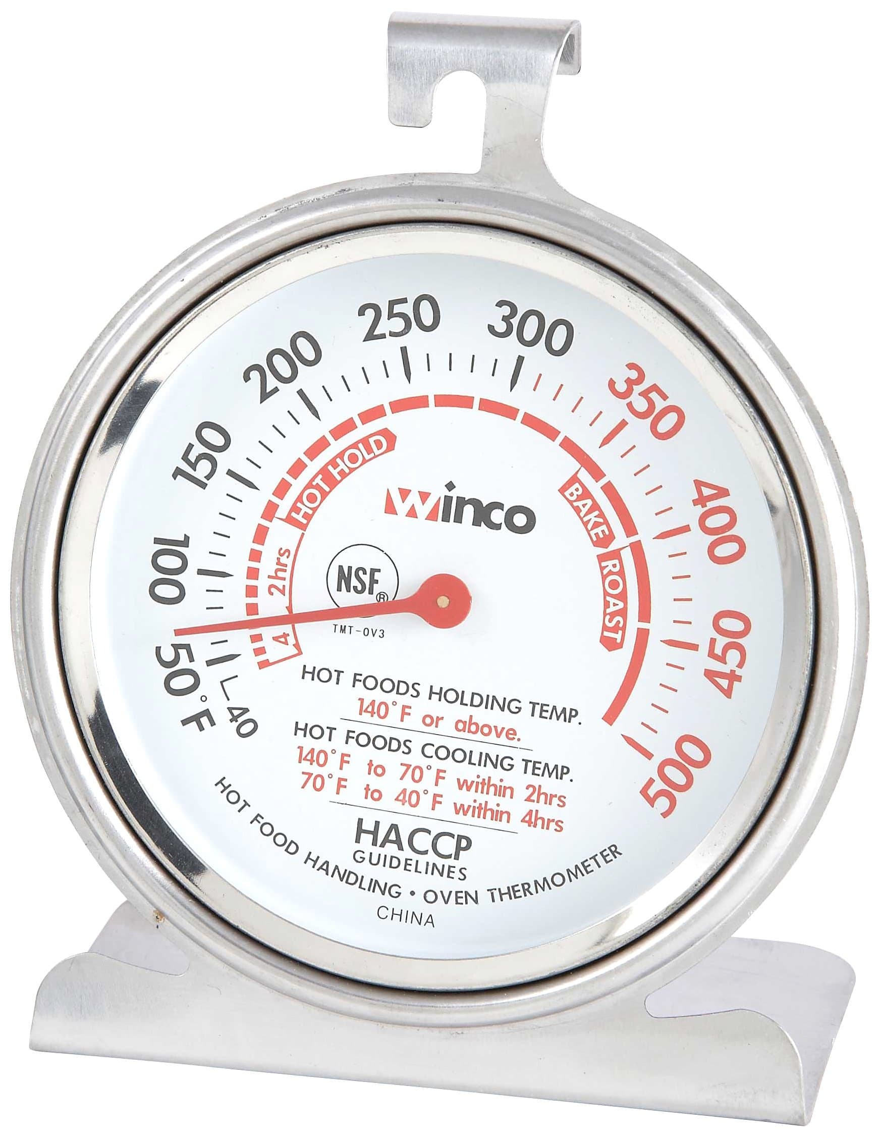Winco Oven Thermometer, 3" Dial