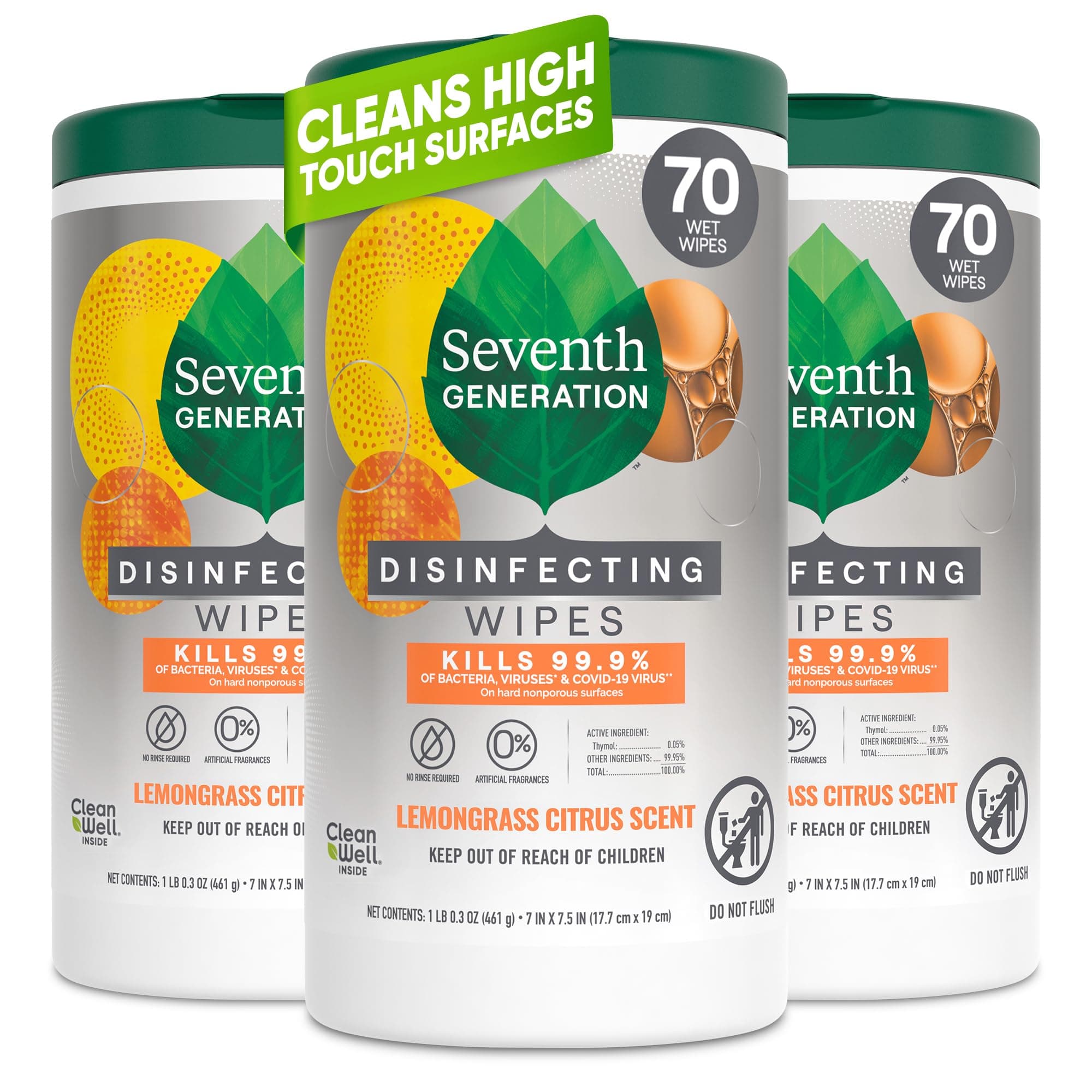Seventh Generation Disinfecting Tissue for Multi-Surface