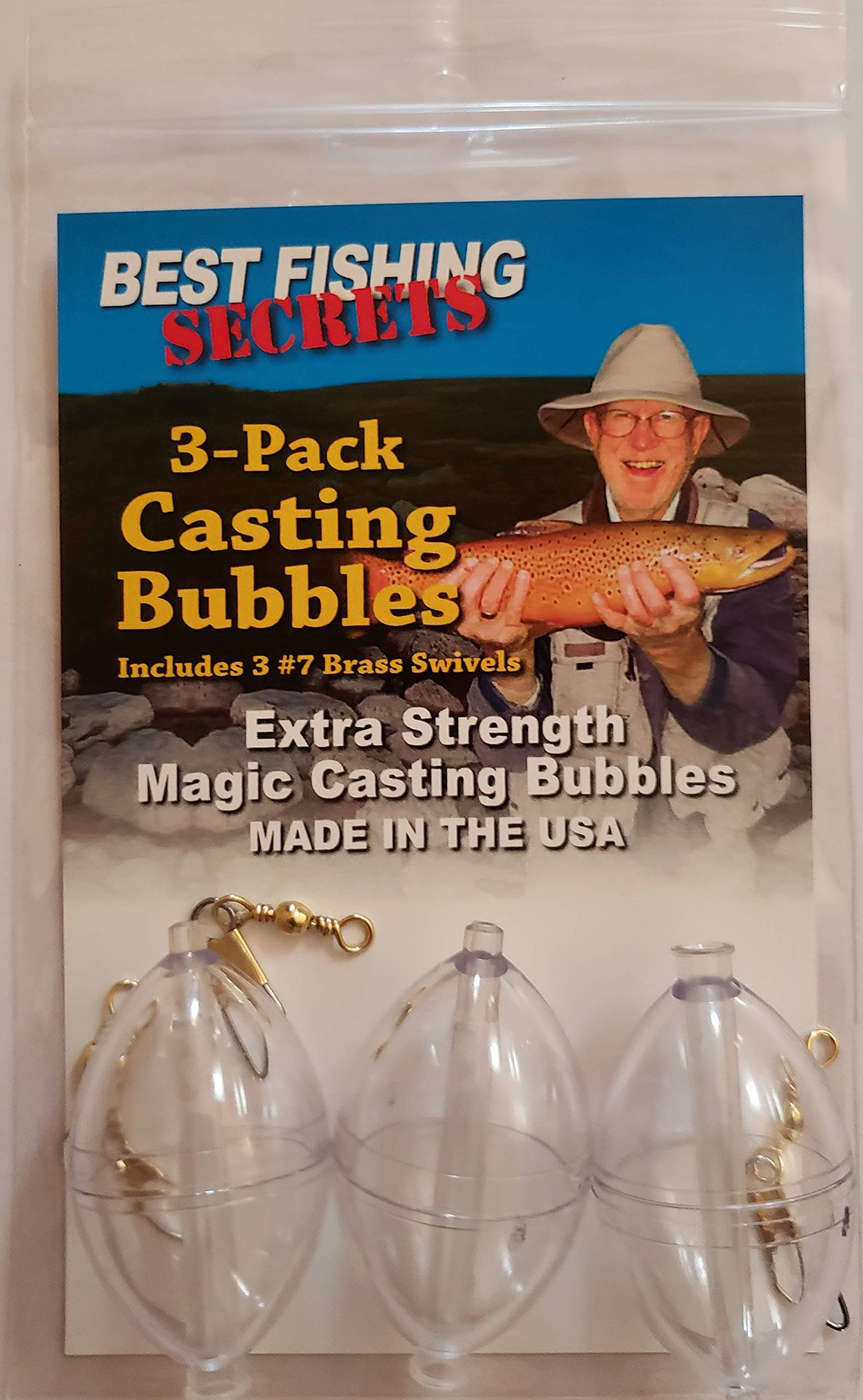 3-Pack Casting Bubbles 1 1/8" X 1 3/4"