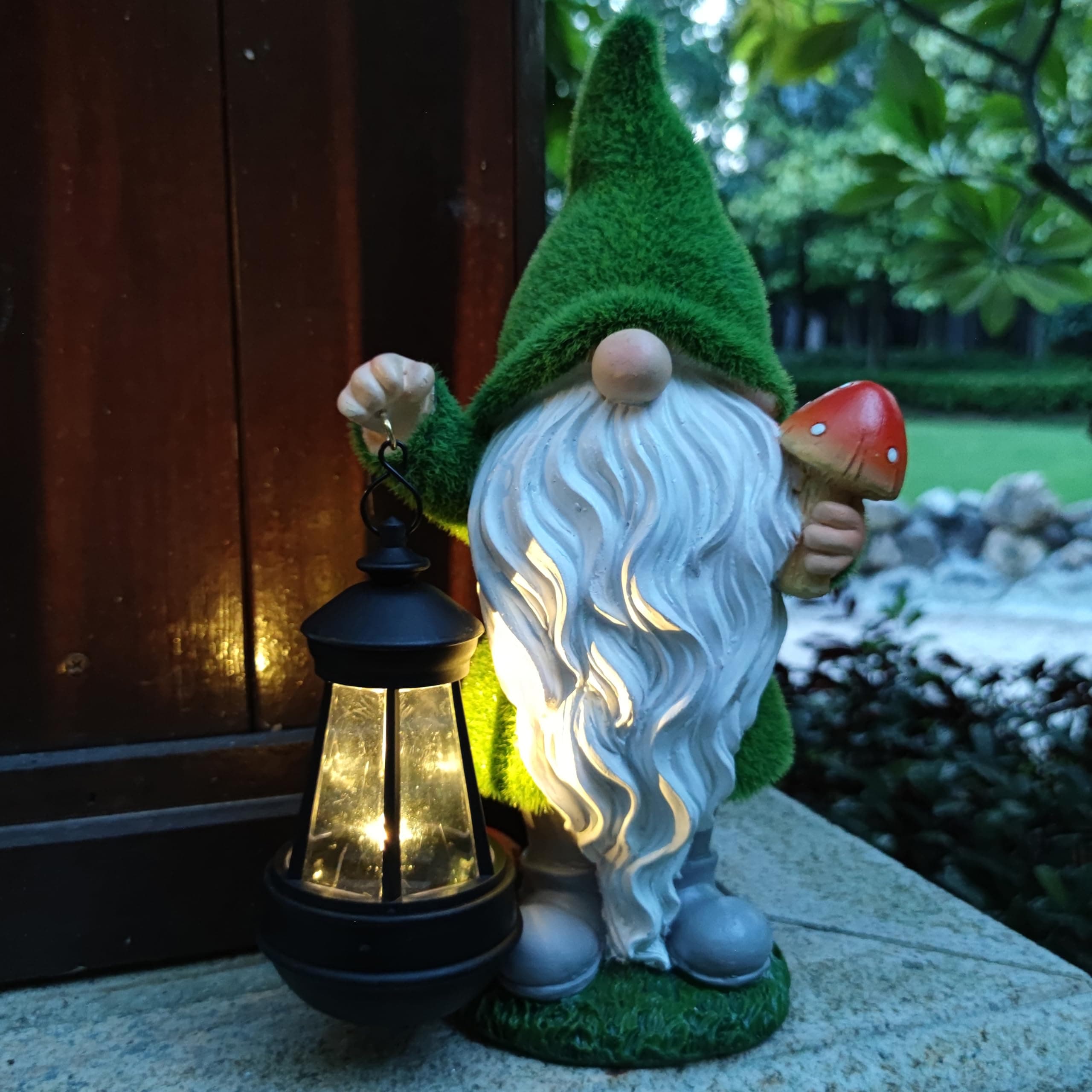 Solar Gnomes Garden Statues