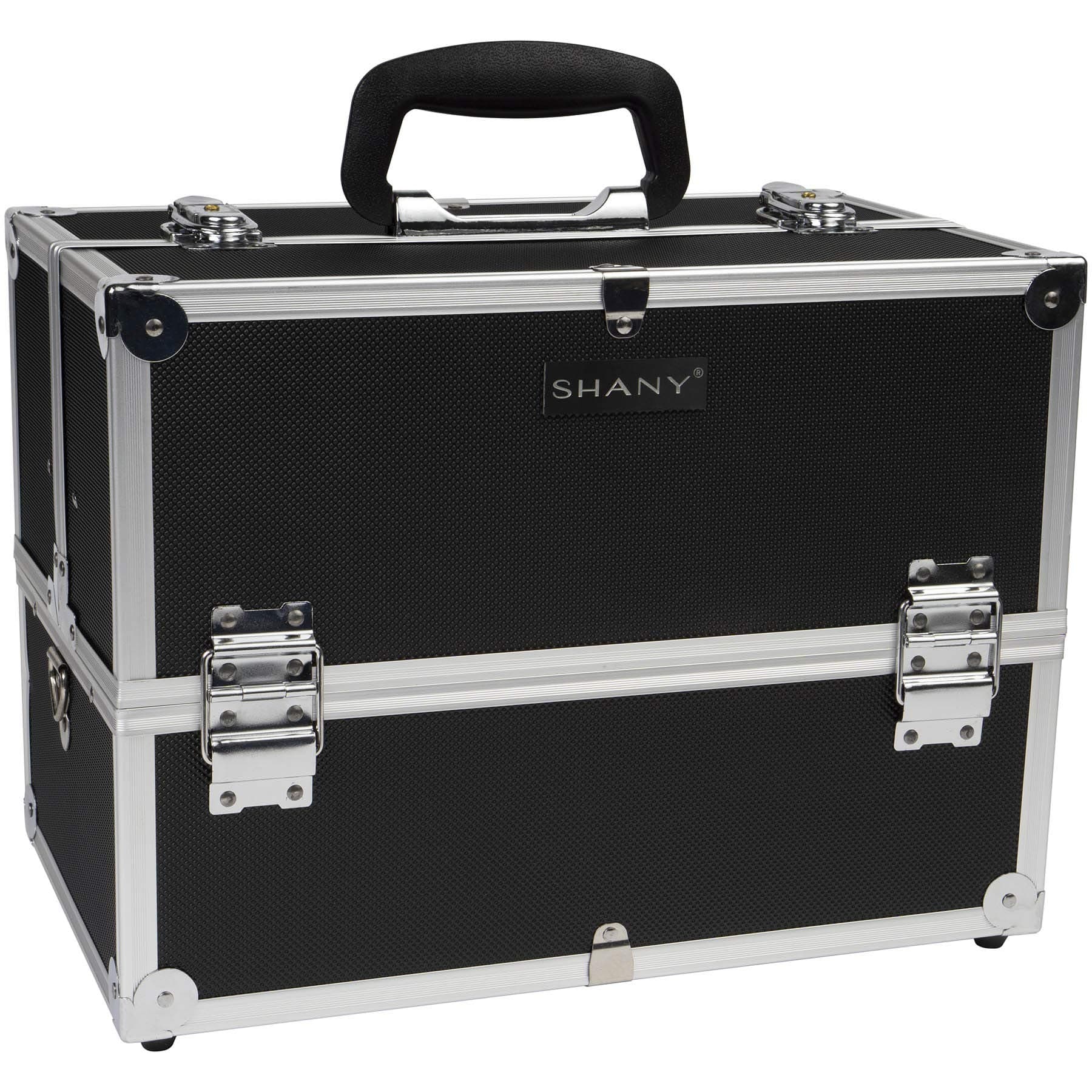 SHANY Essential Pro Makeup Train Case with Shoulder Strap and Locks
