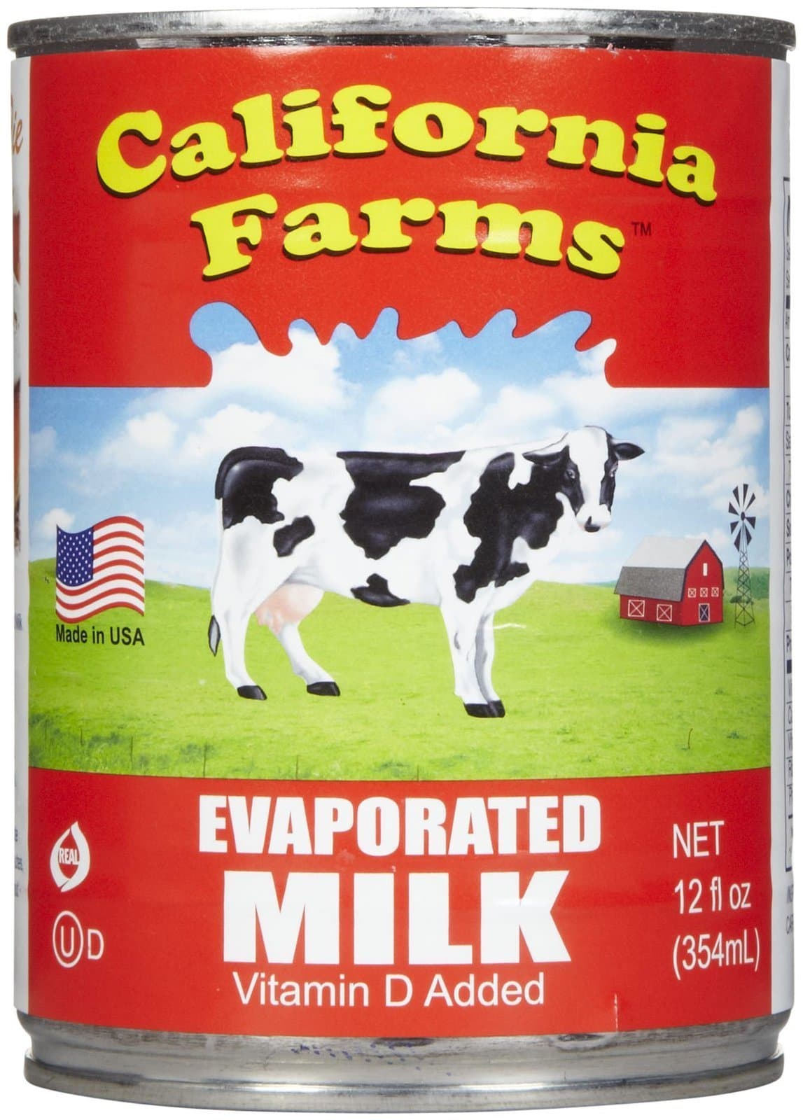 California Farms, Milk Evaporated, 12 Fl Oz