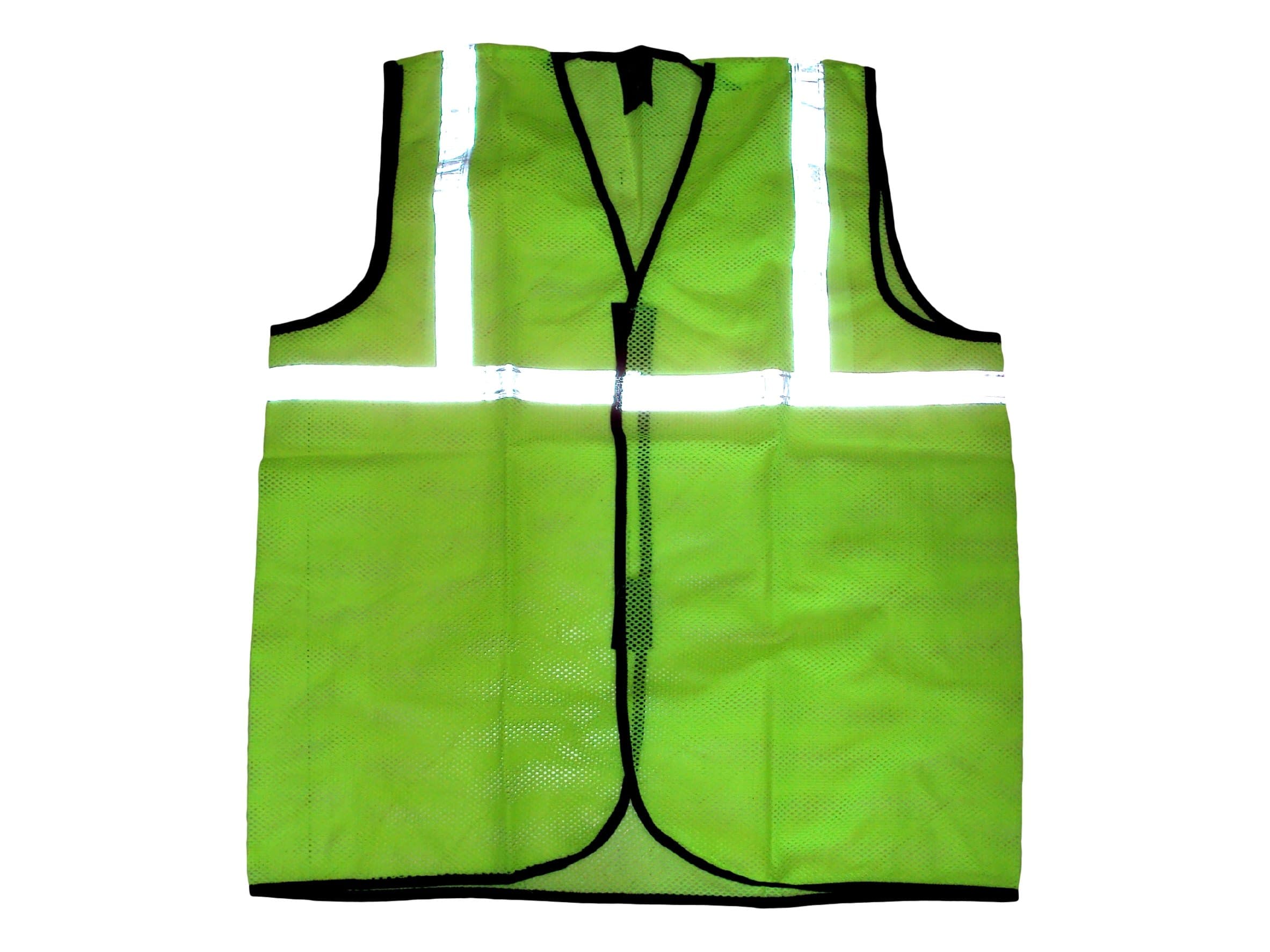 THECOOLIOTheCoolio Safe Dot Regular Pattern Synthetic Reflector/Safety Jacket (Net Green)