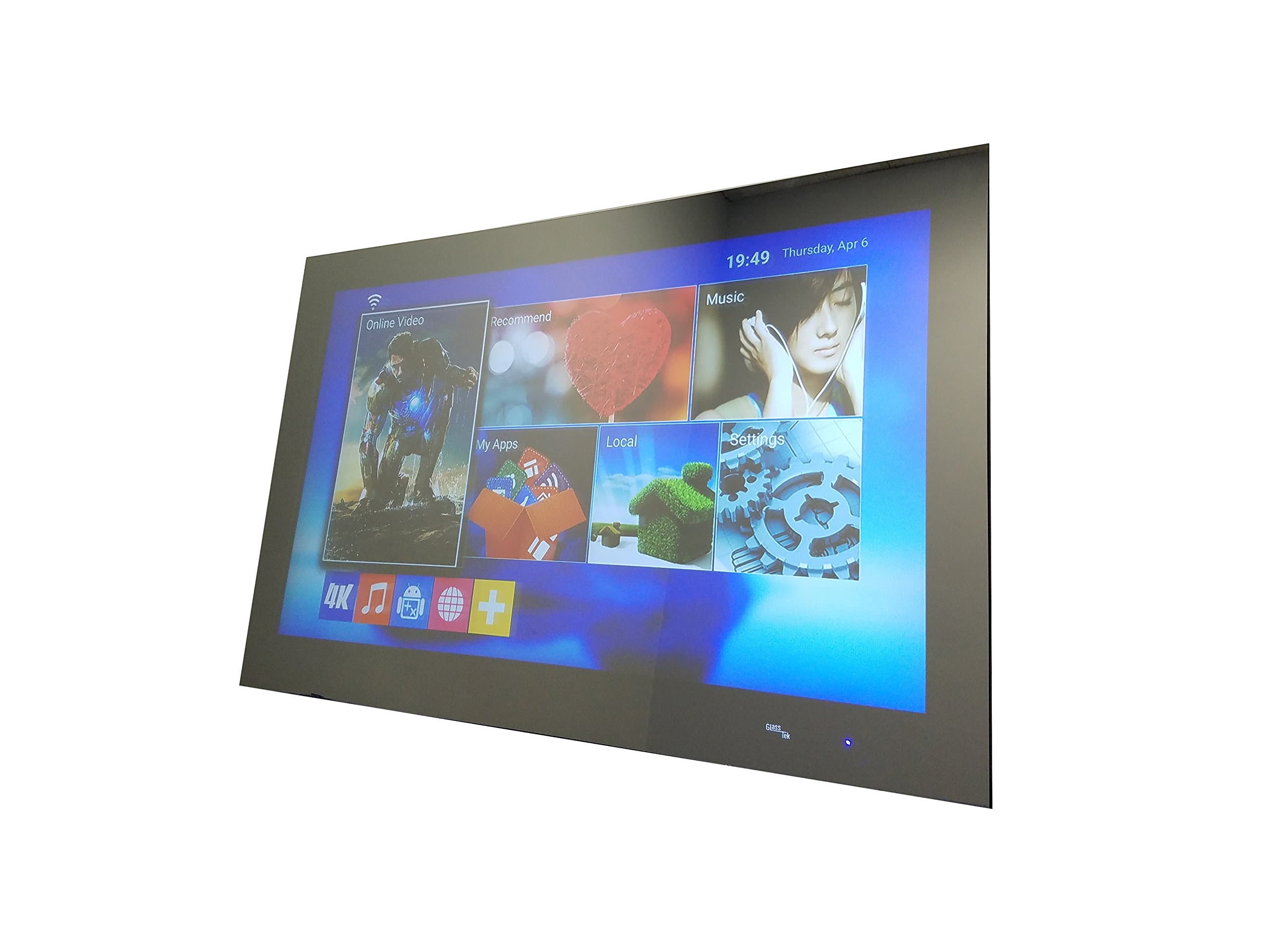 GlassTek Inc. 32" Android Smart TV Mirror; Magic Mirror with Android OS;