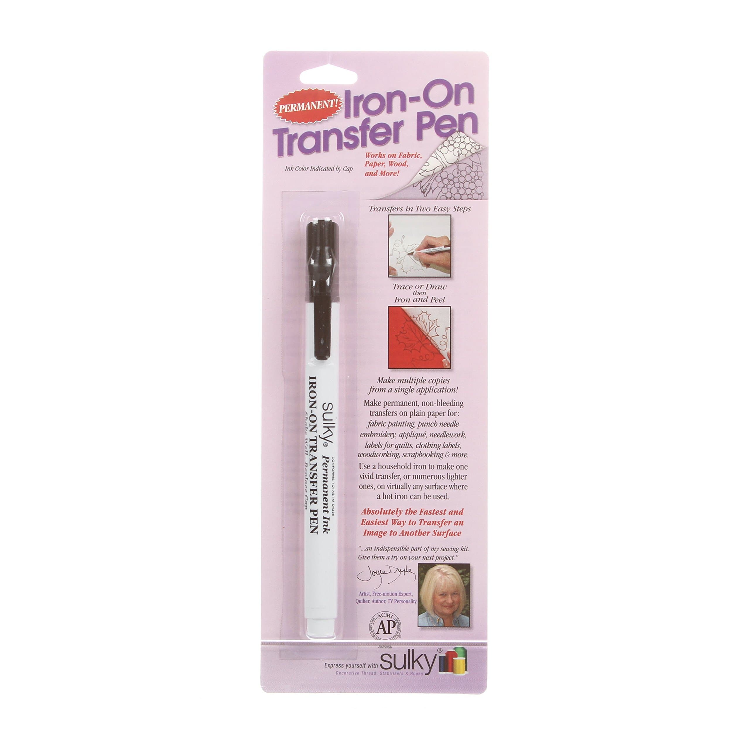 Iron-On Transfer Pen, Black