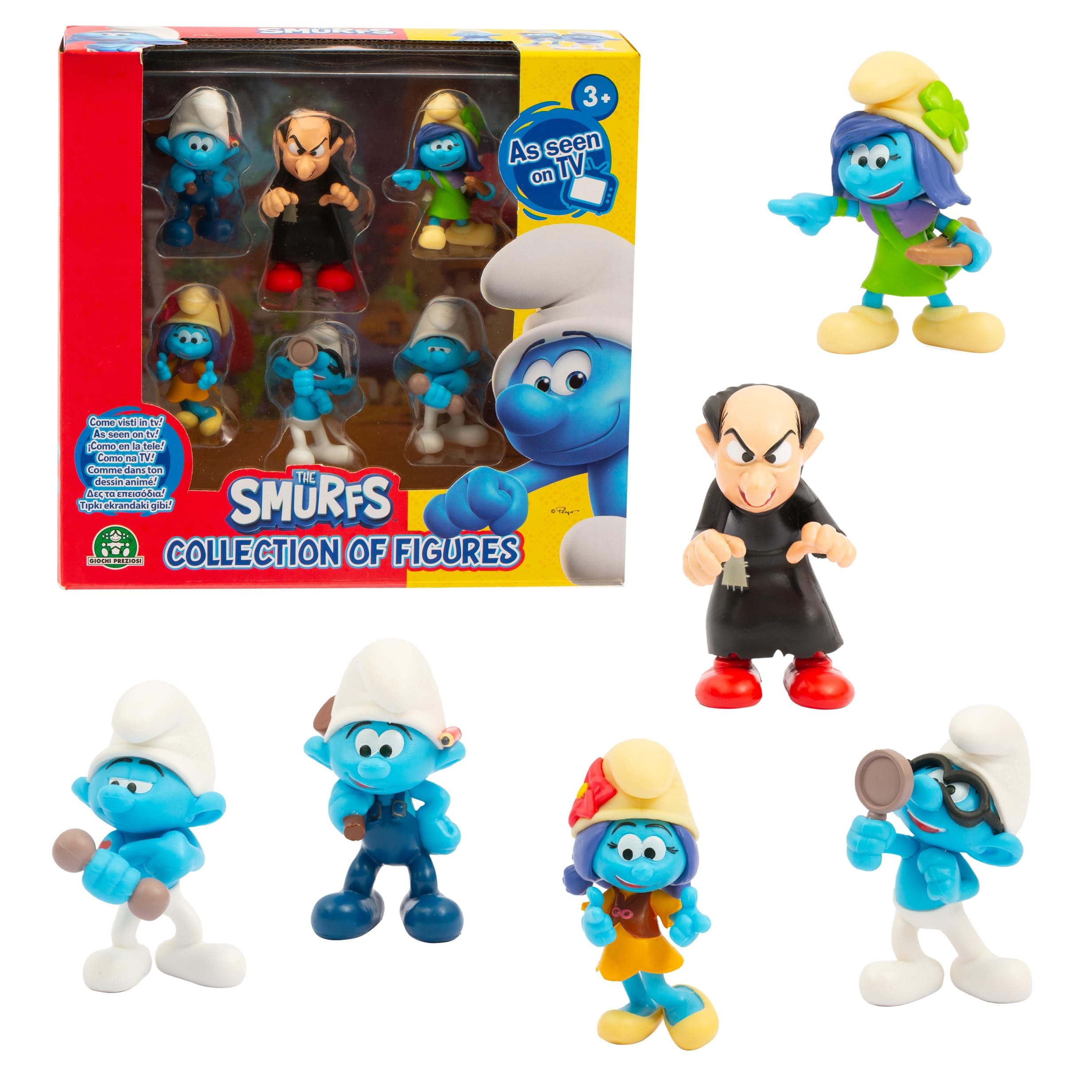 Giochi Preziosi Smurfs 6-Pack Character Box Assorted