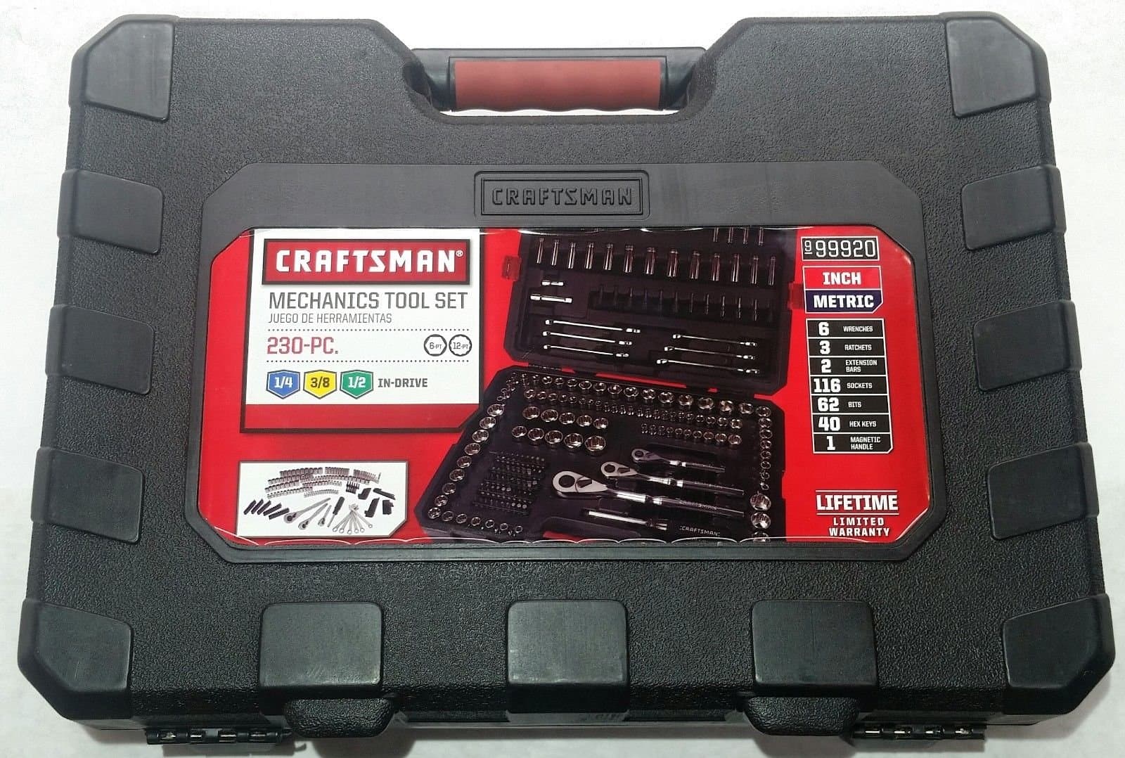 Empty Replacement Case for Craftsman 230 Piece Mechanic's Tool Set 99920
