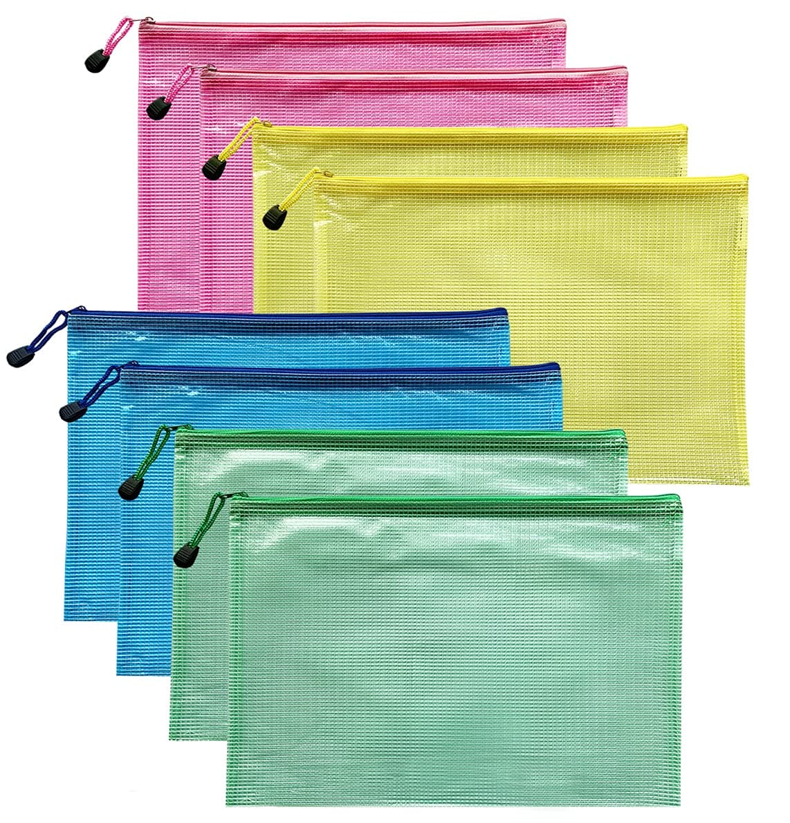 A5 Document Folder File Zipper Bags