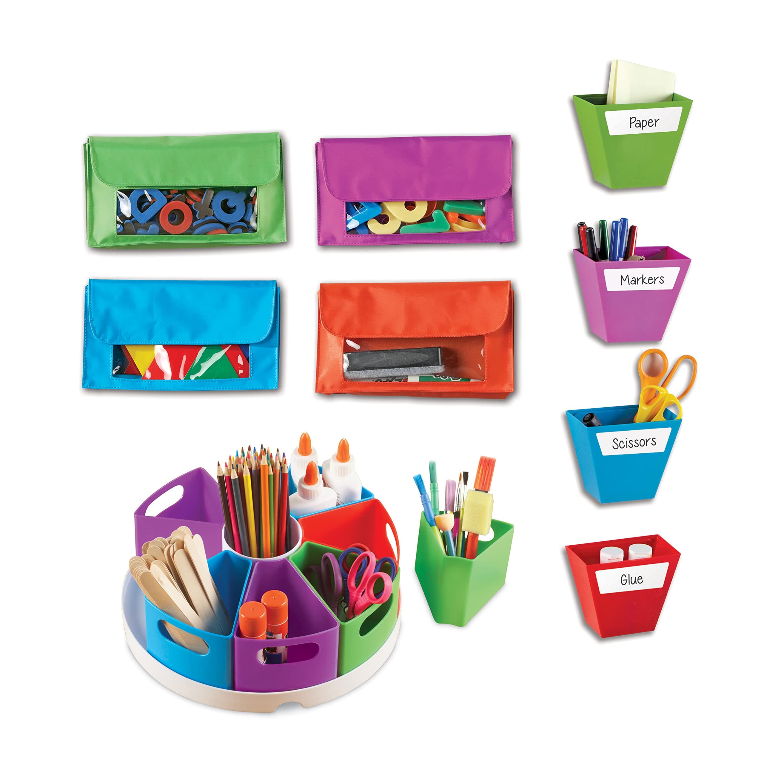 Learning ResourcesCreate-a-Space Storage Bundle, Home School Set, Classroom Accessories, Ages 3+