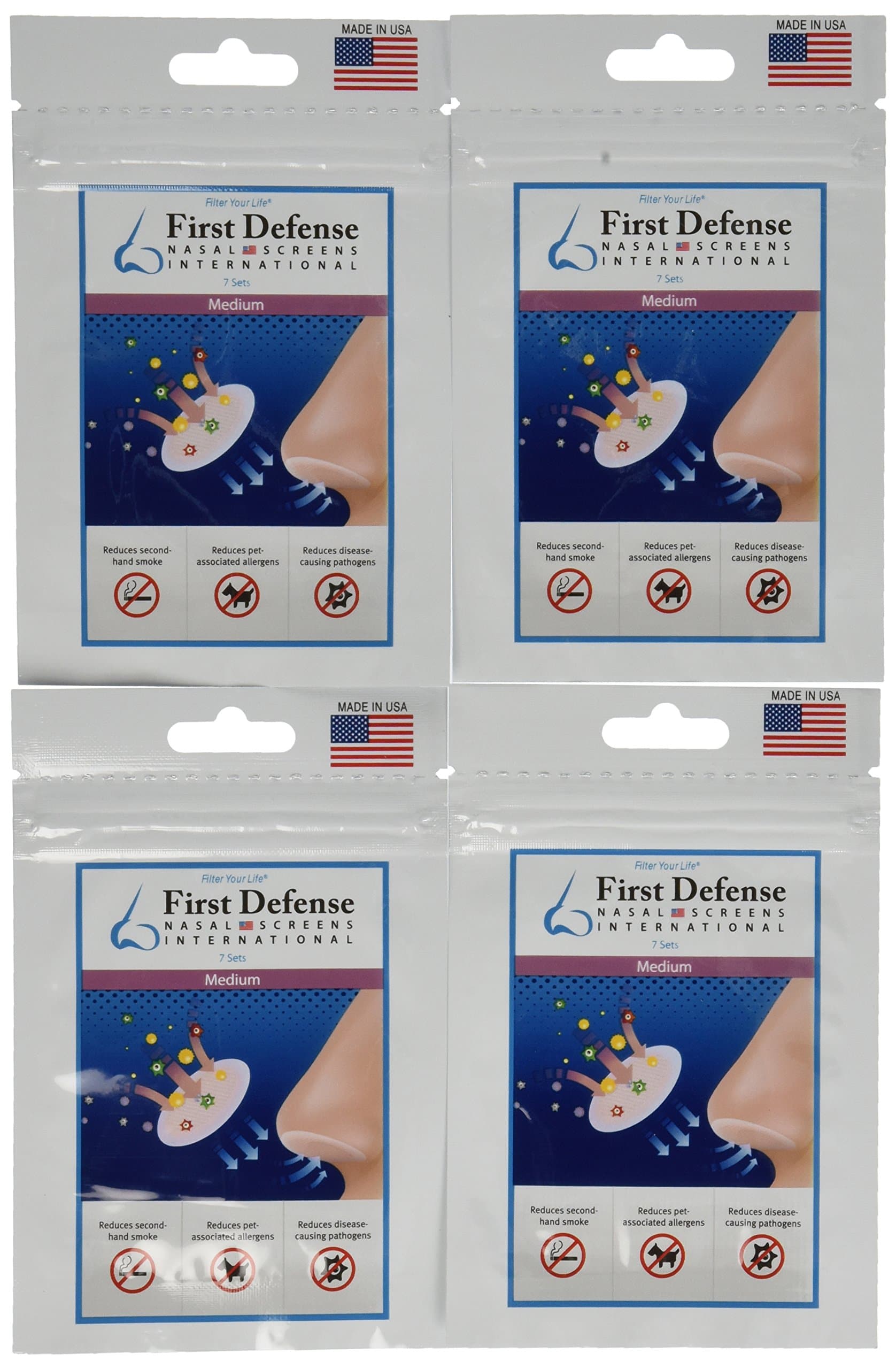 Nasal Screens (4 Pack), Medium