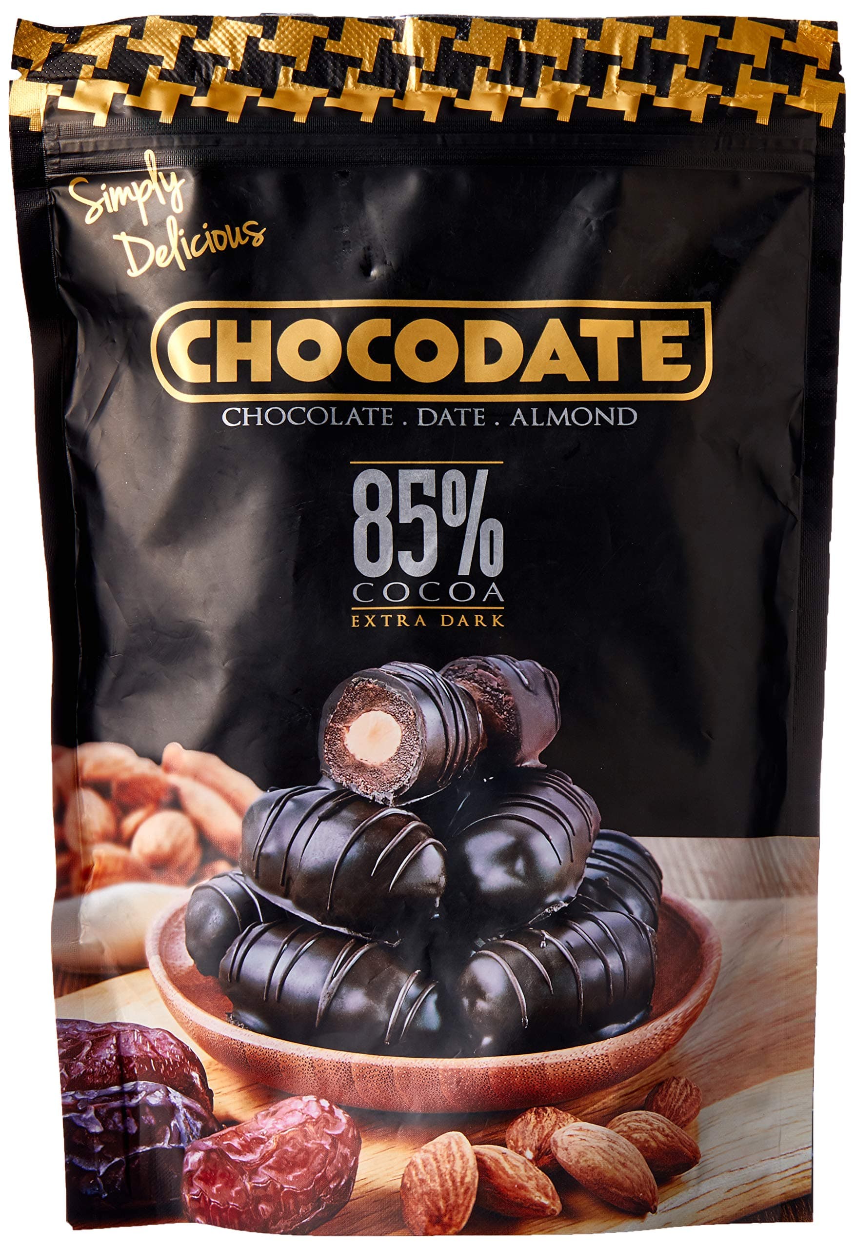 Chocodate Extra Dark chocolate pouch 230g