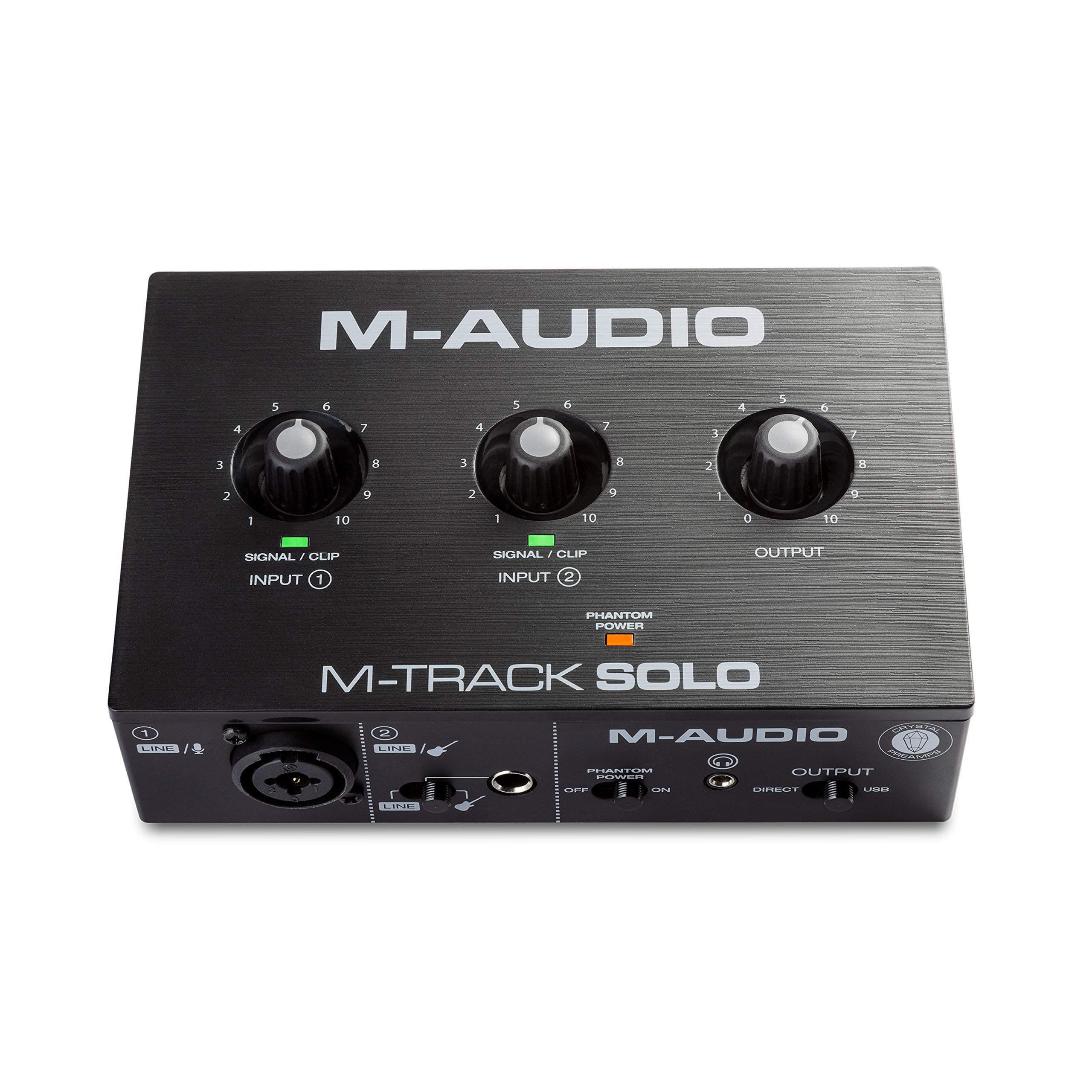 M-Track Solo – USB Audio Interface for Recording, Streaming and Podcasting with XLR, Line and DI Inputs, Plus a Software Suite Included