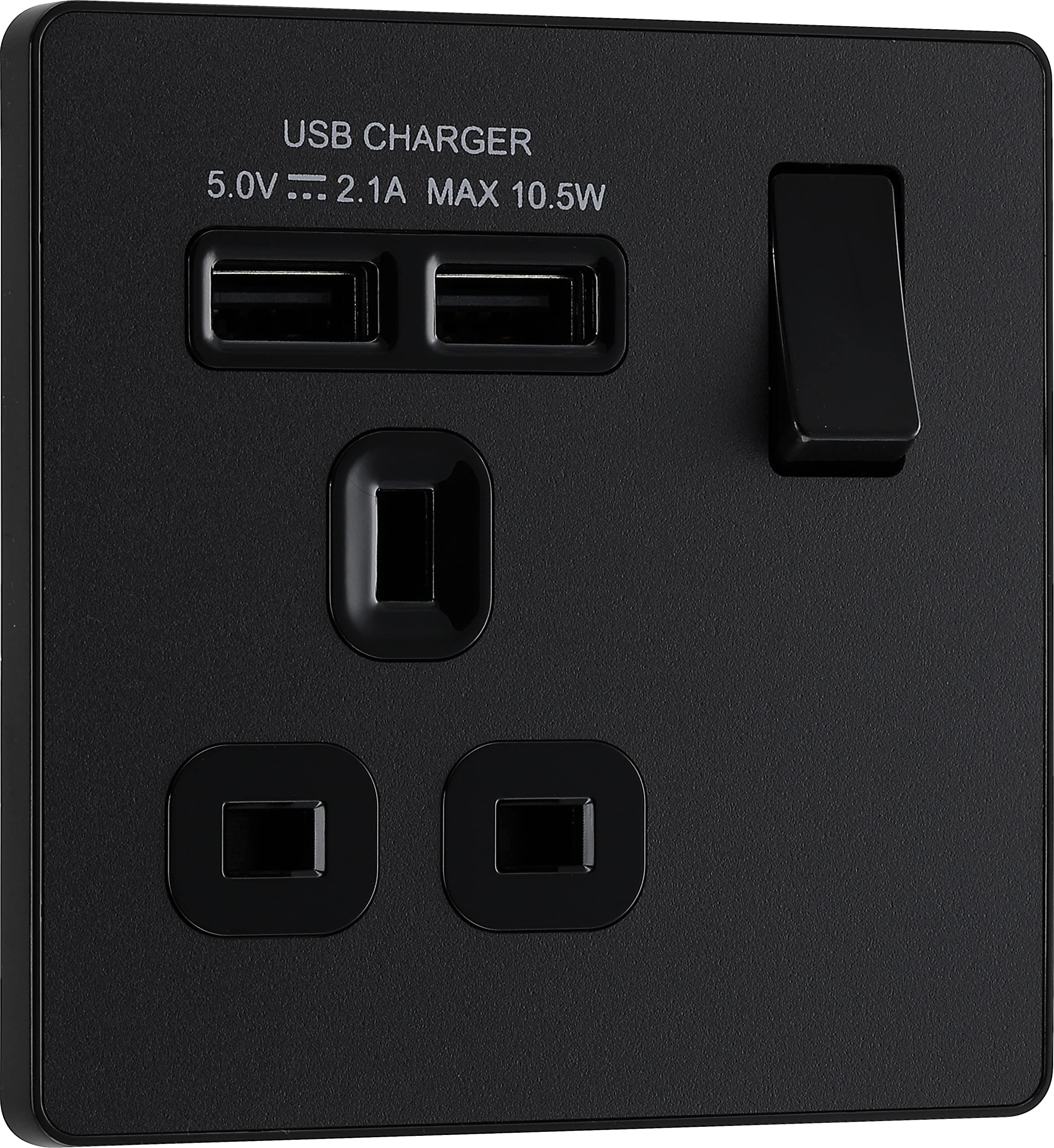 Single Switched 13A Power Socket BG Electrical