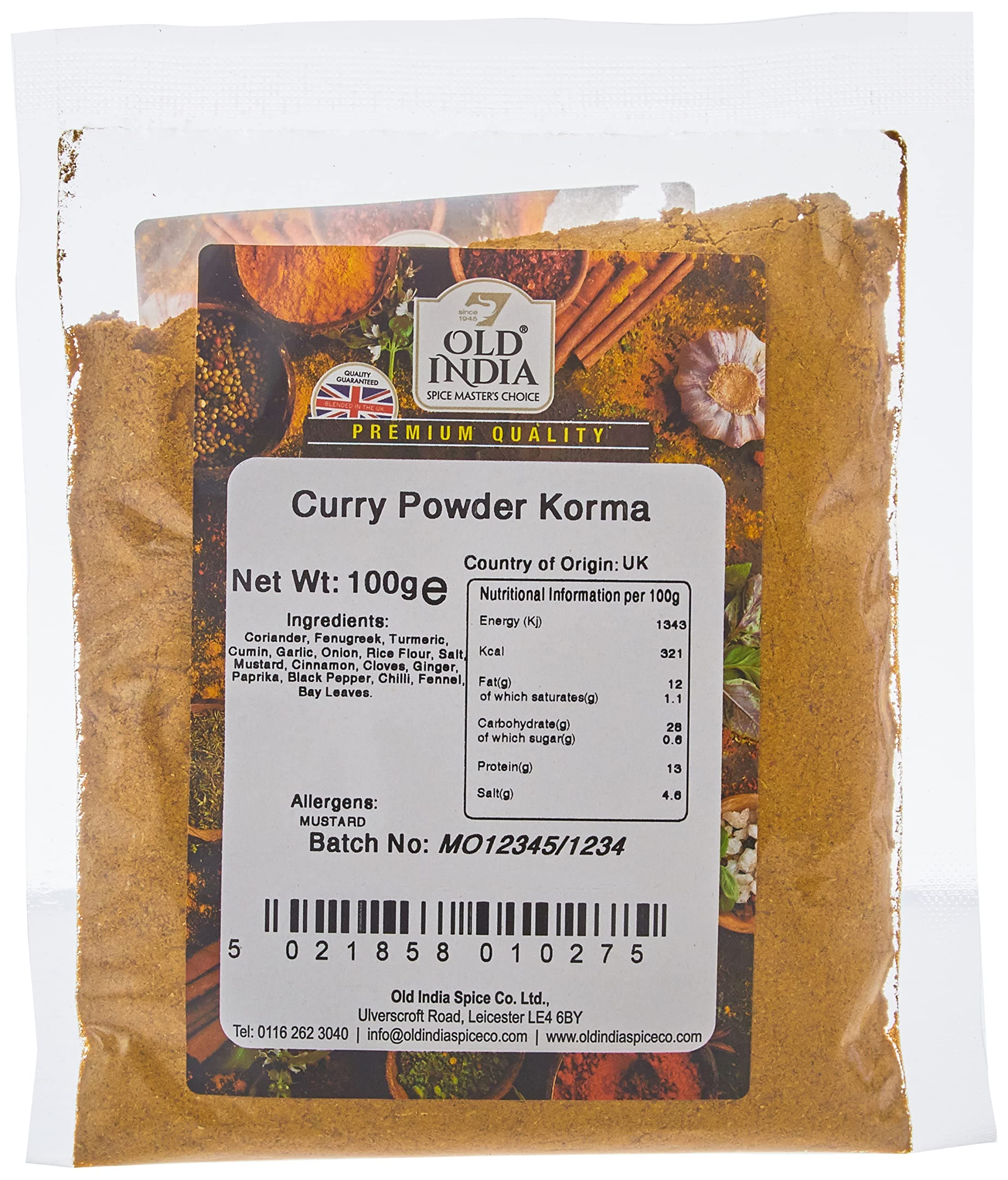 Curry Powder Korma 100g