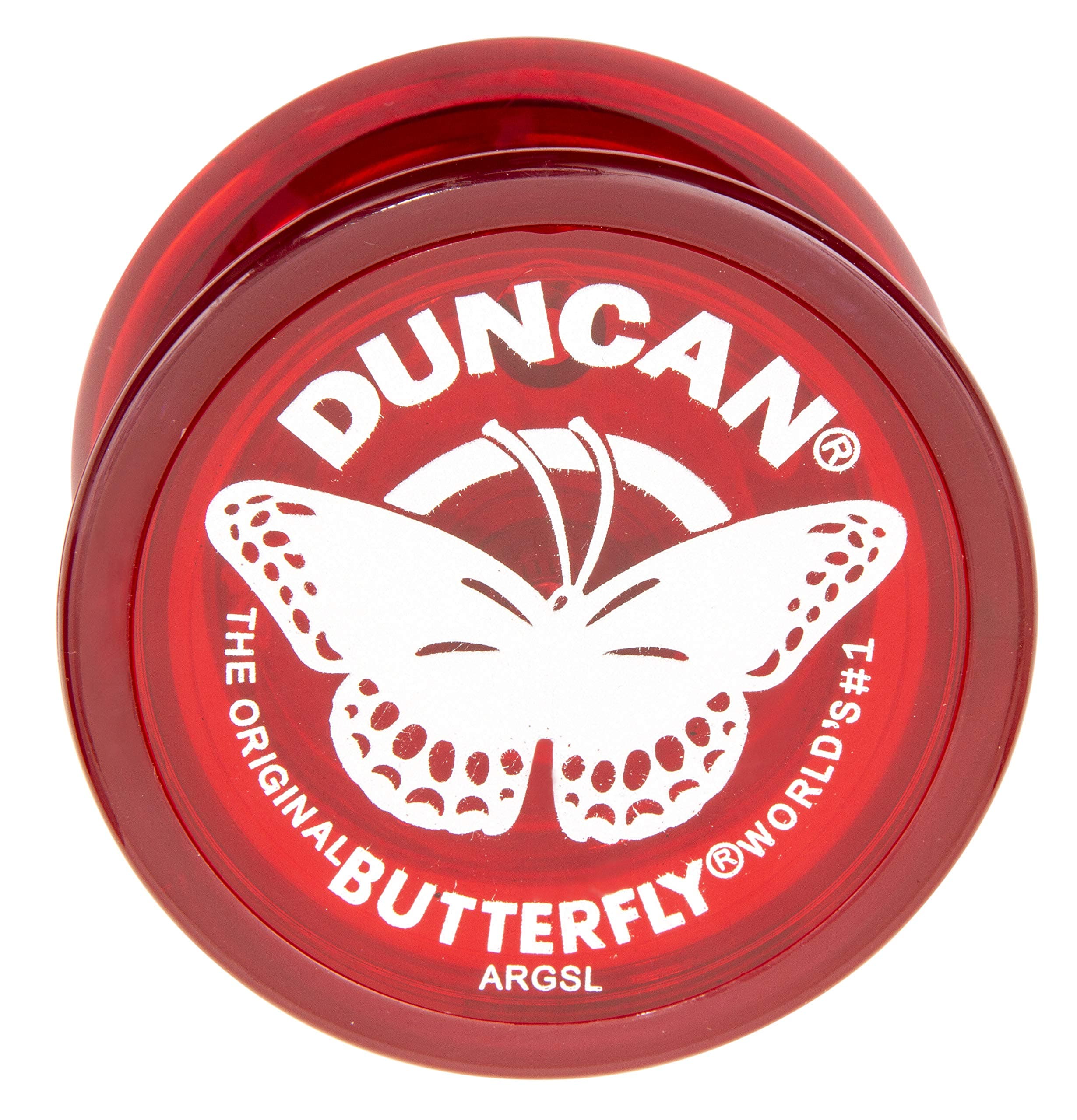 Duncan Toys Butterfly Yo-Yo, Beginner Yo-Yo with String, Steel Axle and Plastic Body